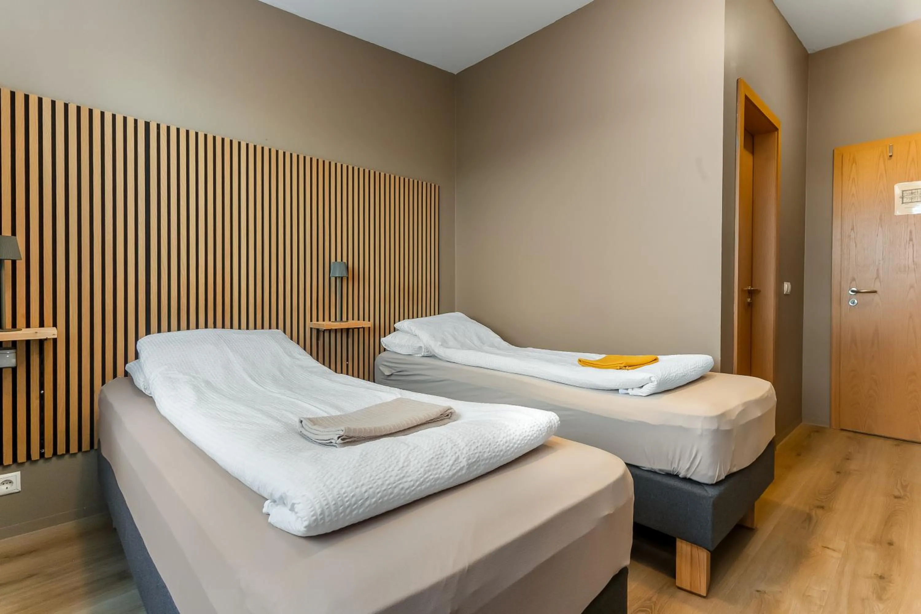 Bed in Stöð Guesthouse and apartments