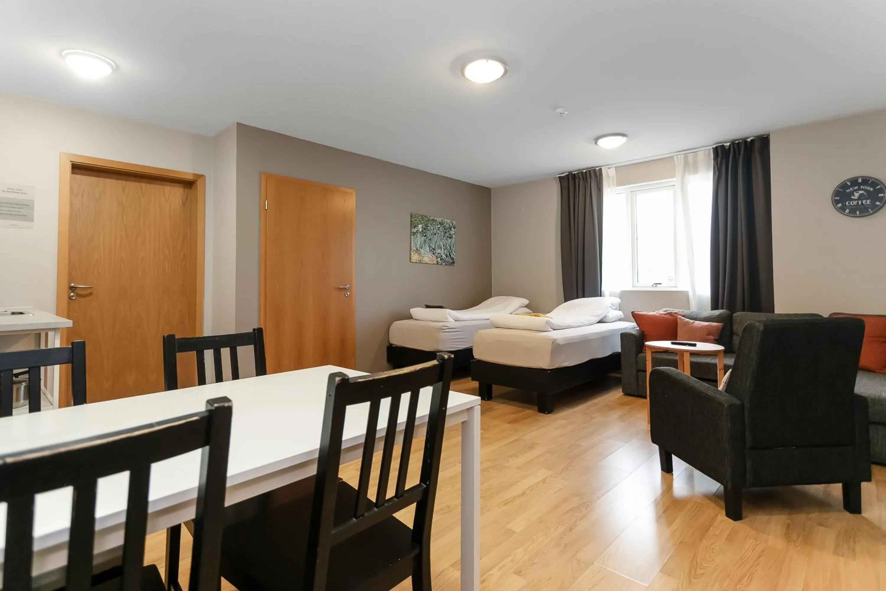 Bed in Stöð Guesthouse and apartments