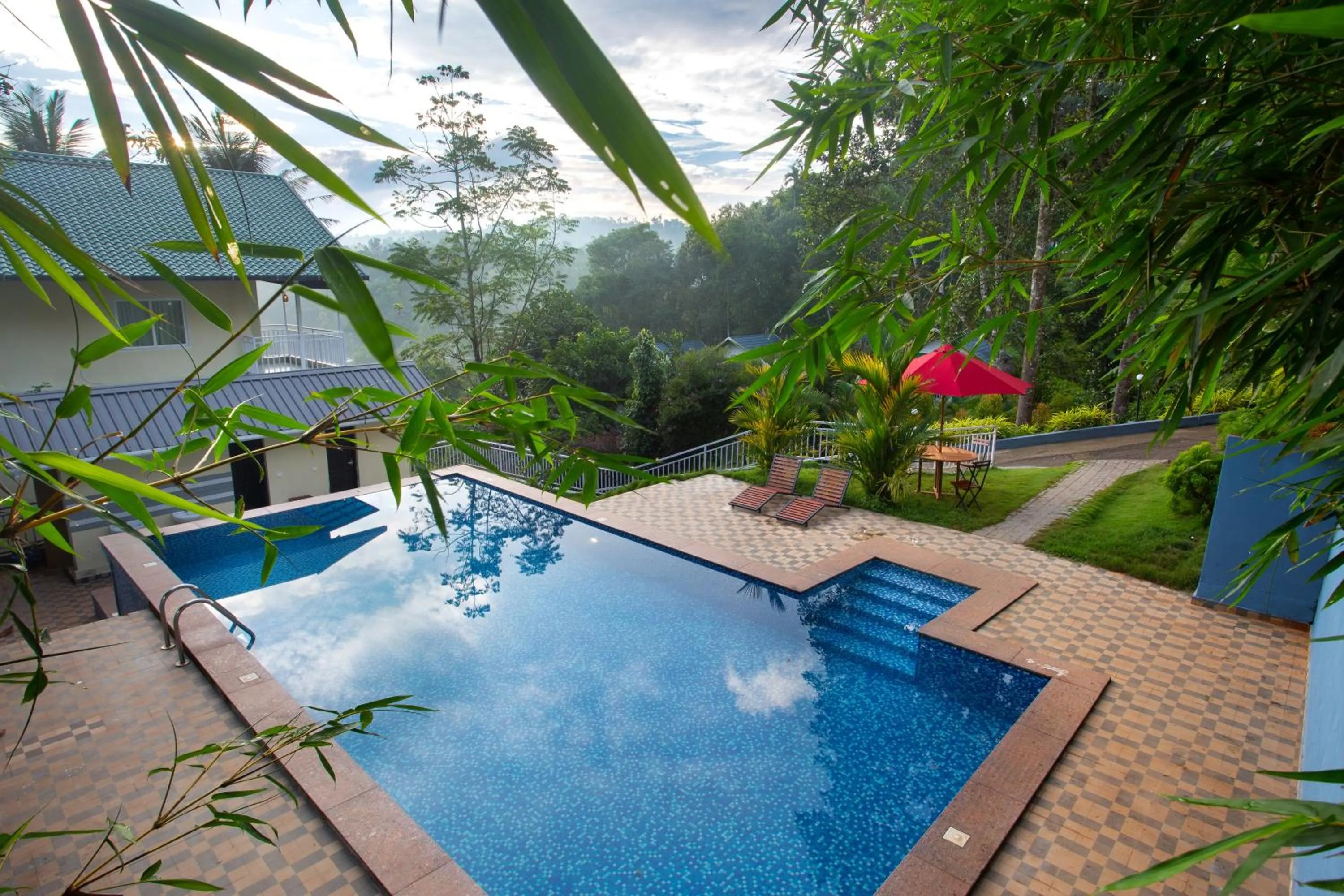 Swimming pool in The Arbour Resort Munnar