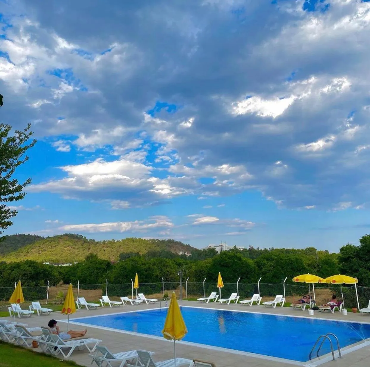 Pool view in Dream Town Hotel&Restaurant