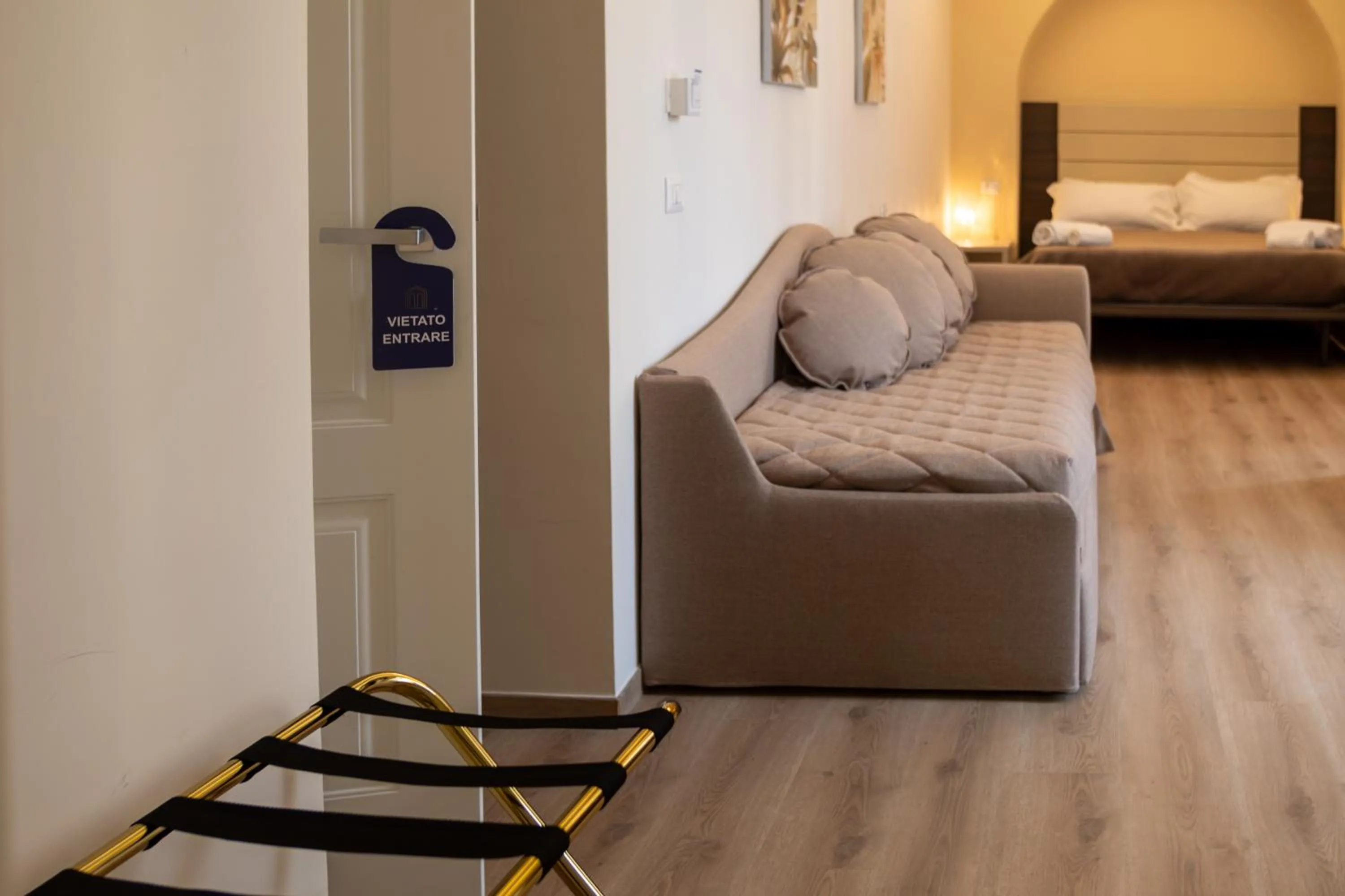 Bedroom in Palazzo Cappuccini Art Relais