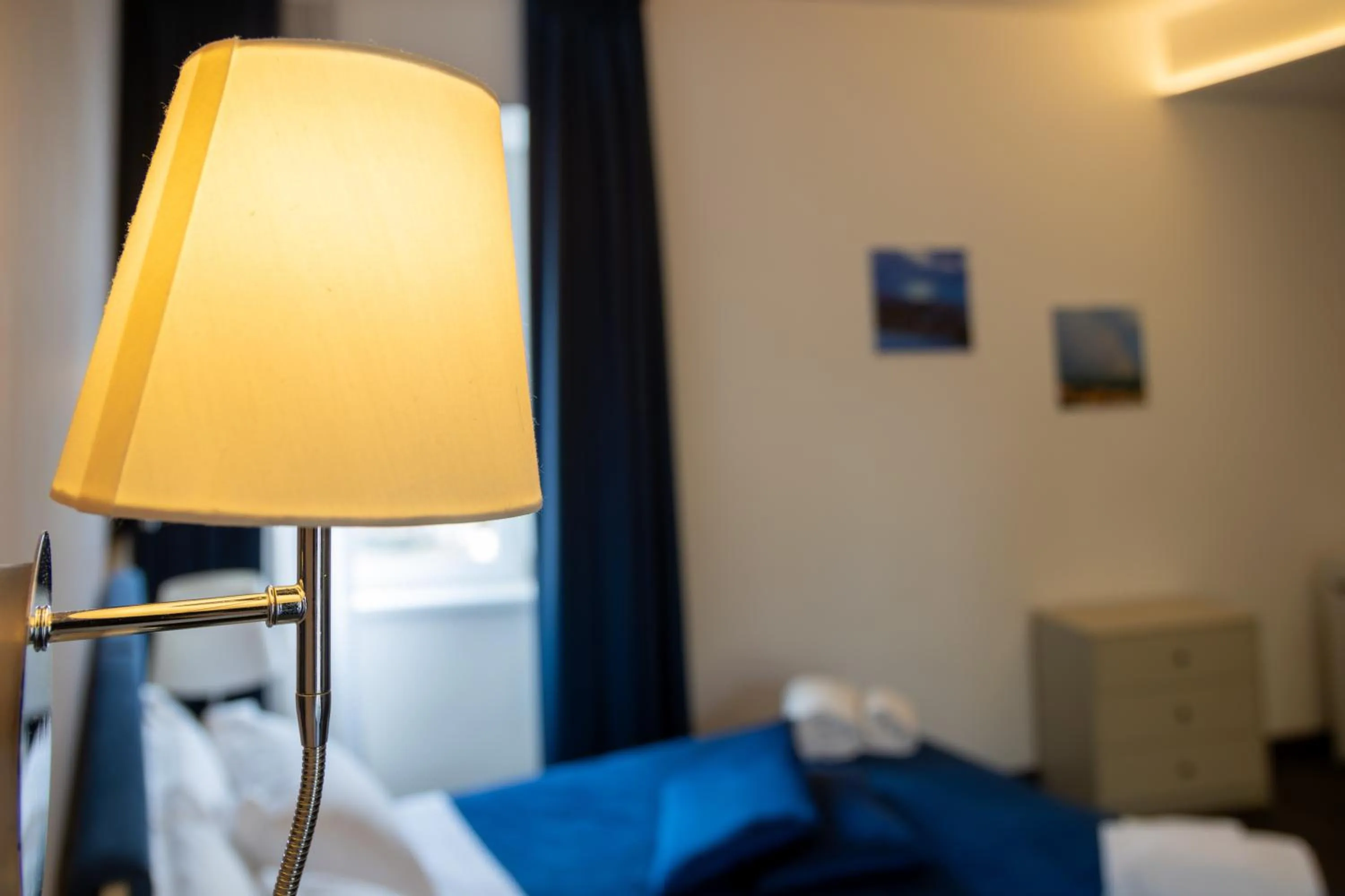 Bed in Palazzo Cappuccini Art Relais