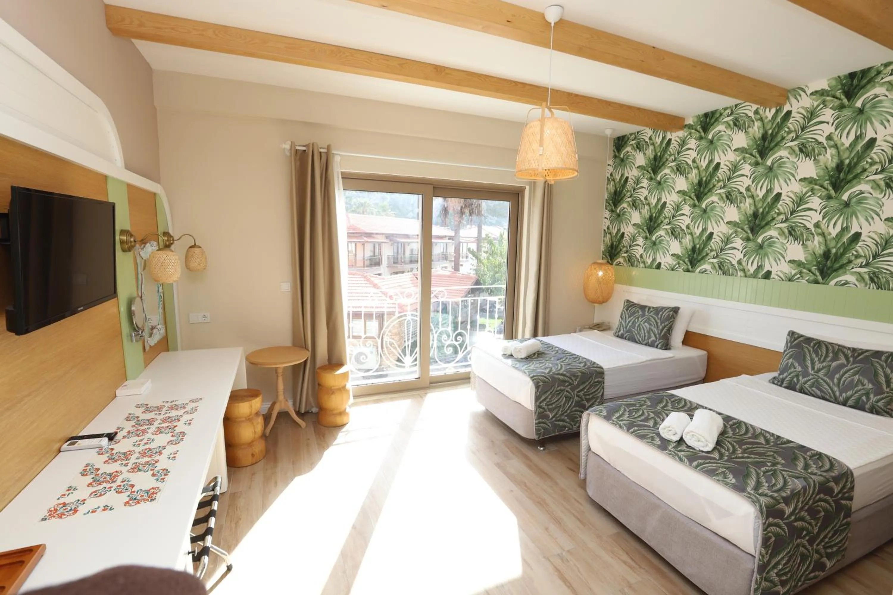 Bed in Dolphin Park Hotel