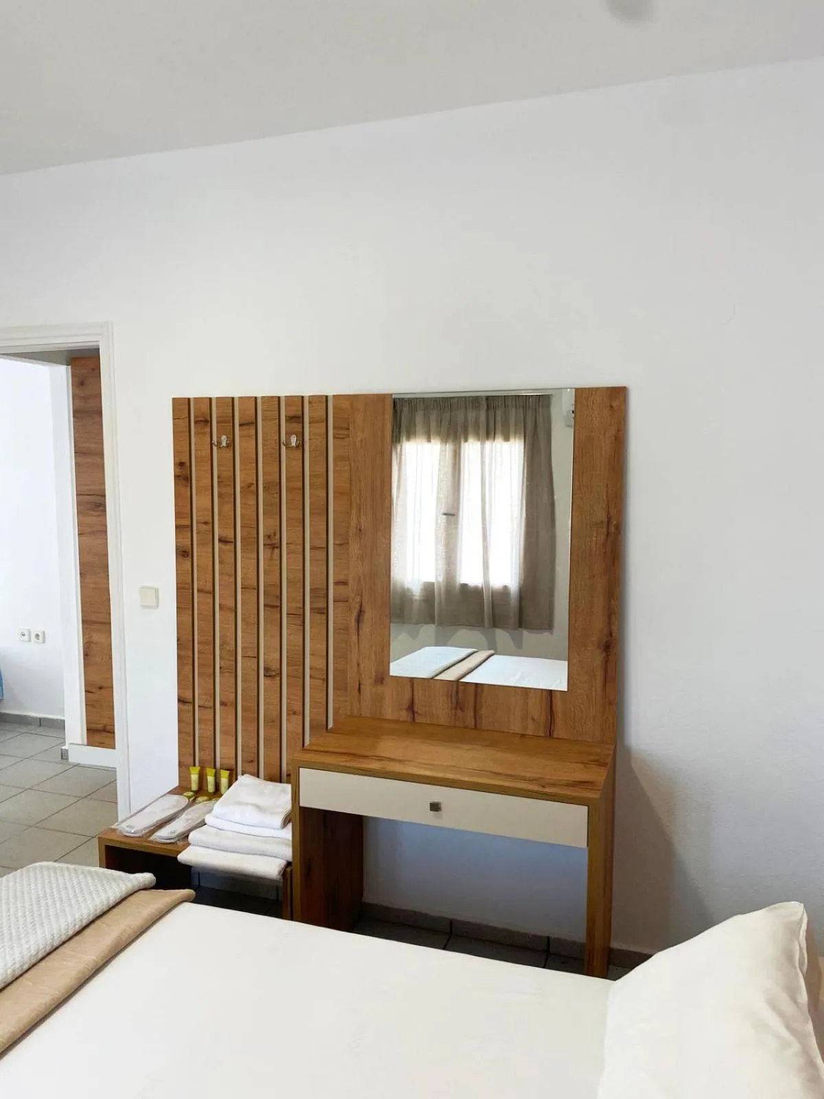 Bed in Coralli Beach Hotel