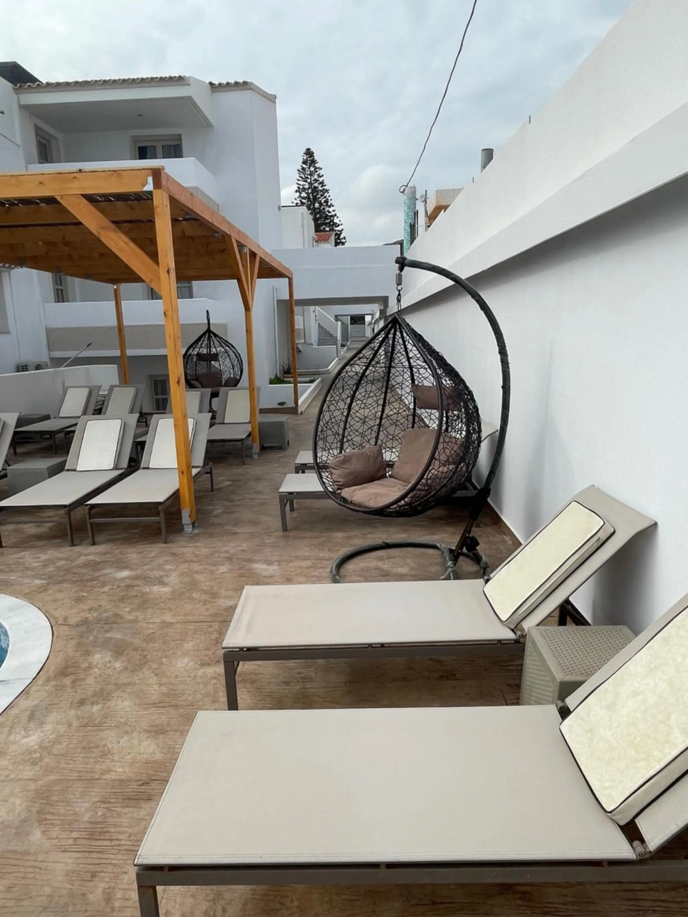 Patio in Coralli Beach Hotel