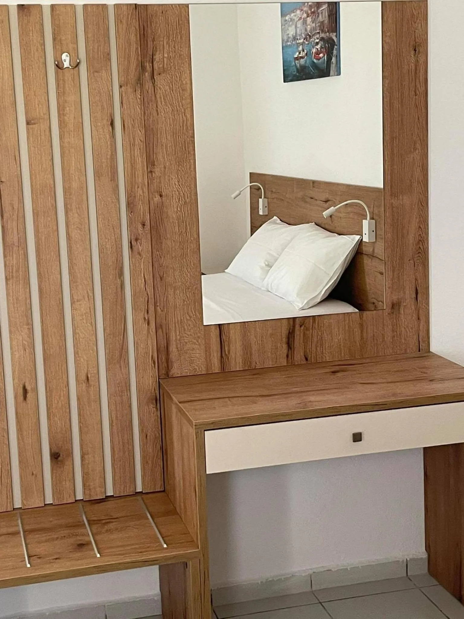 Bed in Coralli Beach Hotel