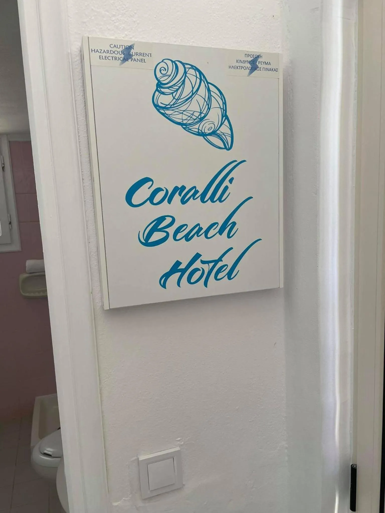 Property logo or sign in Coralli Beach Hotel