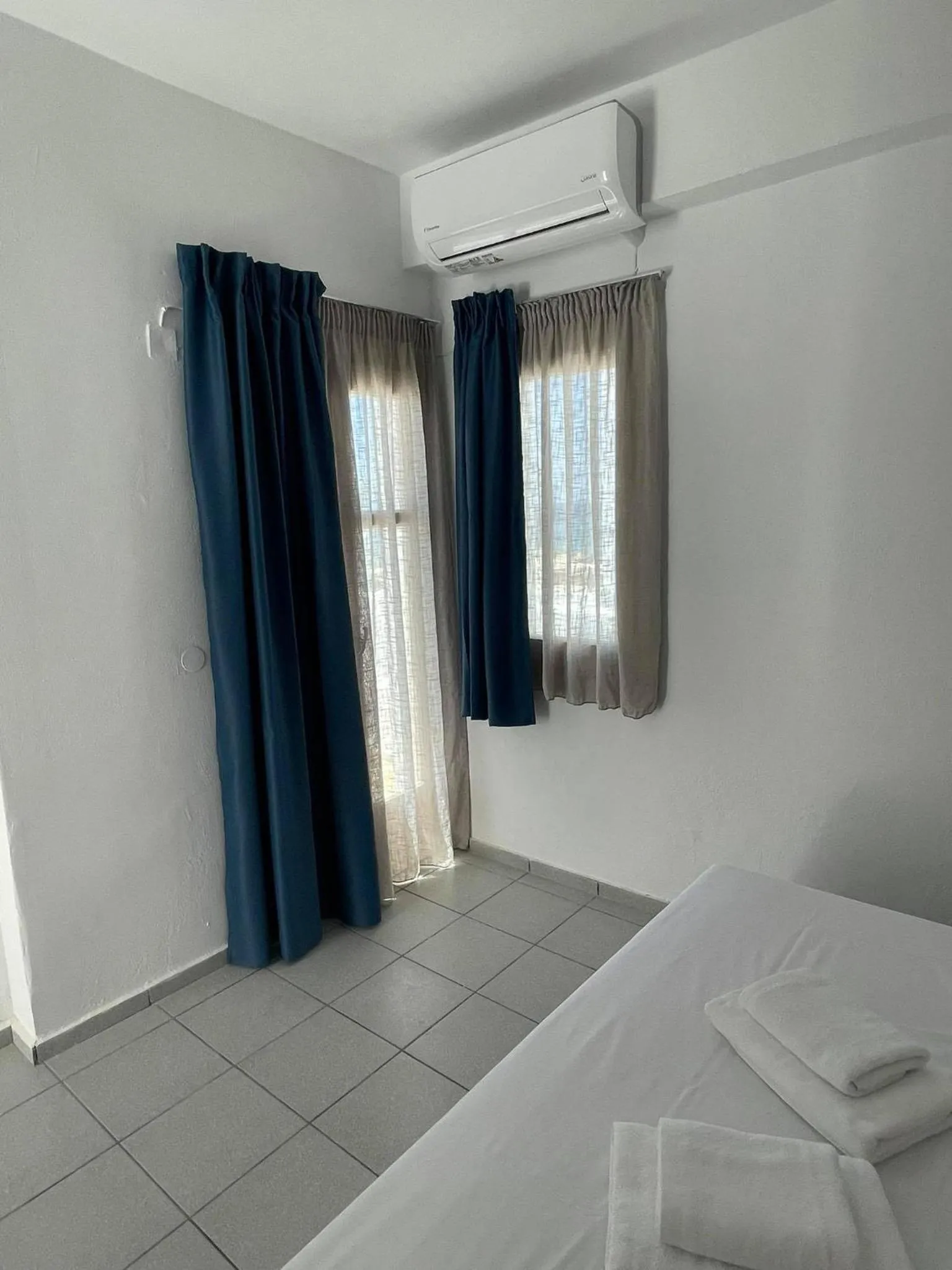 Bed in Coralli Beach Hotel