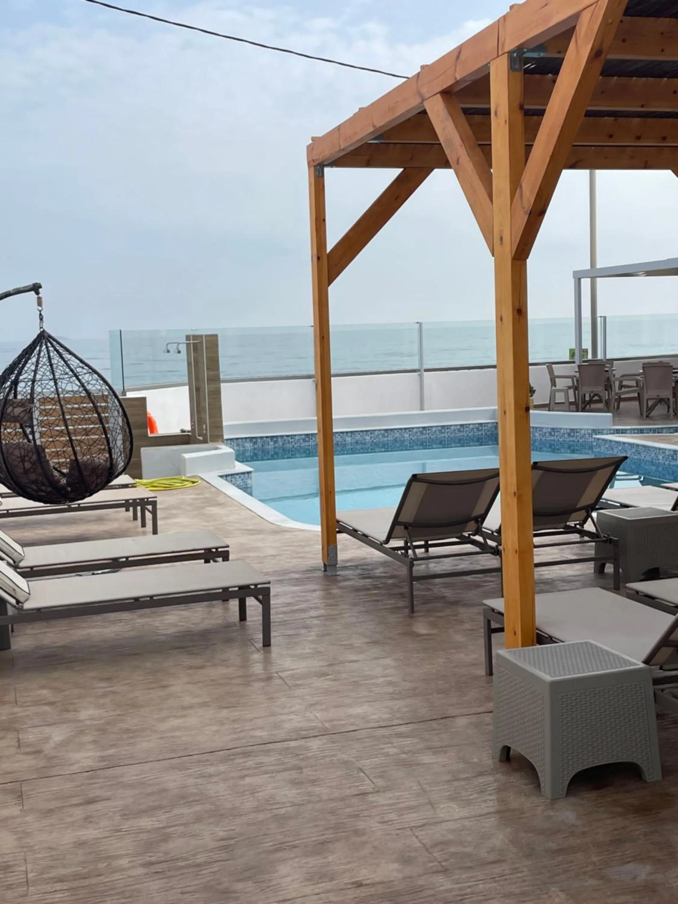 Pool view in Coralli Beach Hotel