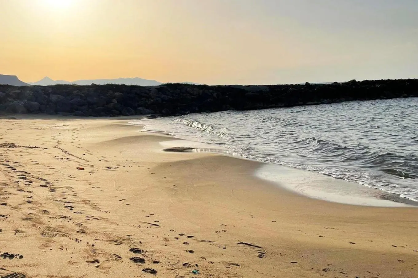 Sunset in Coralli Beach Hotel