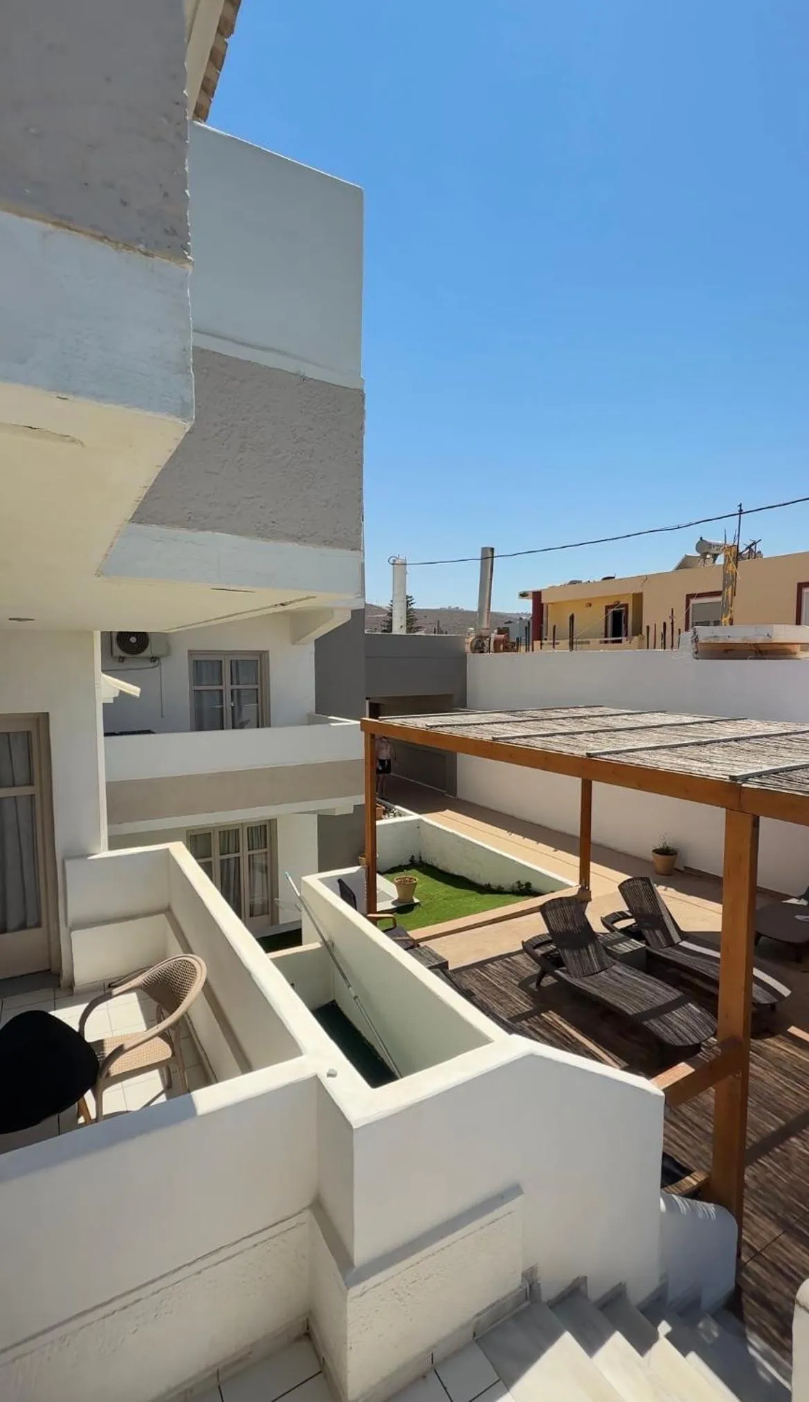 Patio in Coralli Beach Hotel