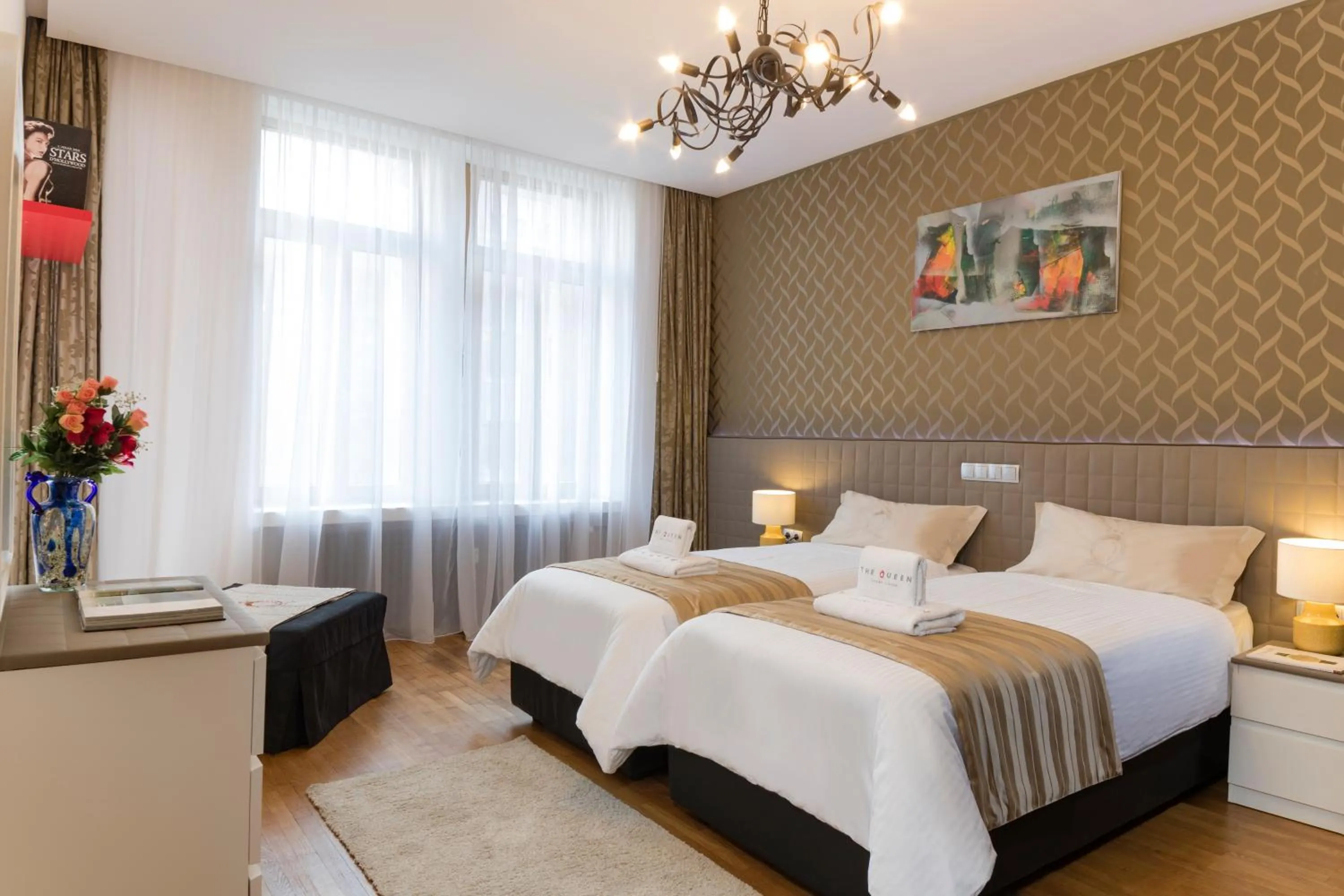 Bedroom, Bed in The Queen Luxury Apartments - Villa Liberty