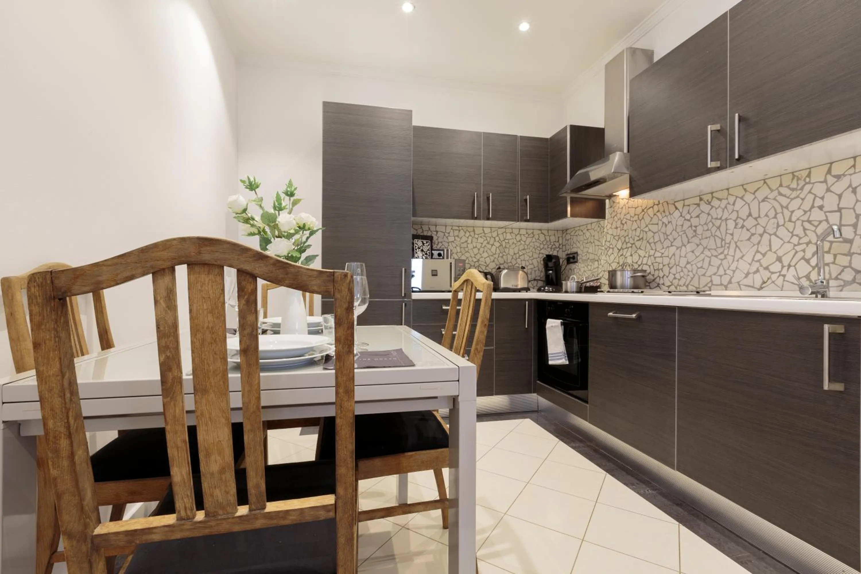 Dining area in The Queen Luxury Apartments - Villa Liberty