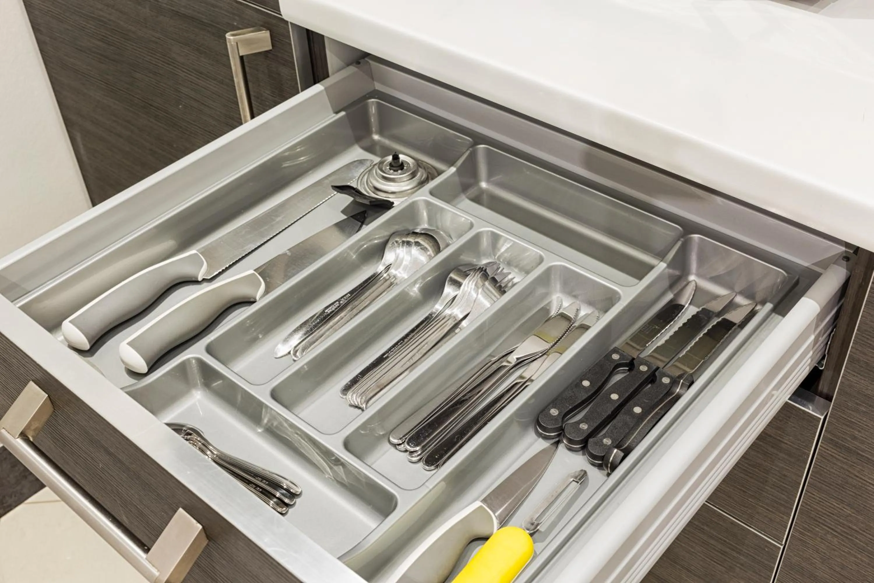 Kitchen or kitchenette in The Queen Luxury Apartments - Villa Liberty