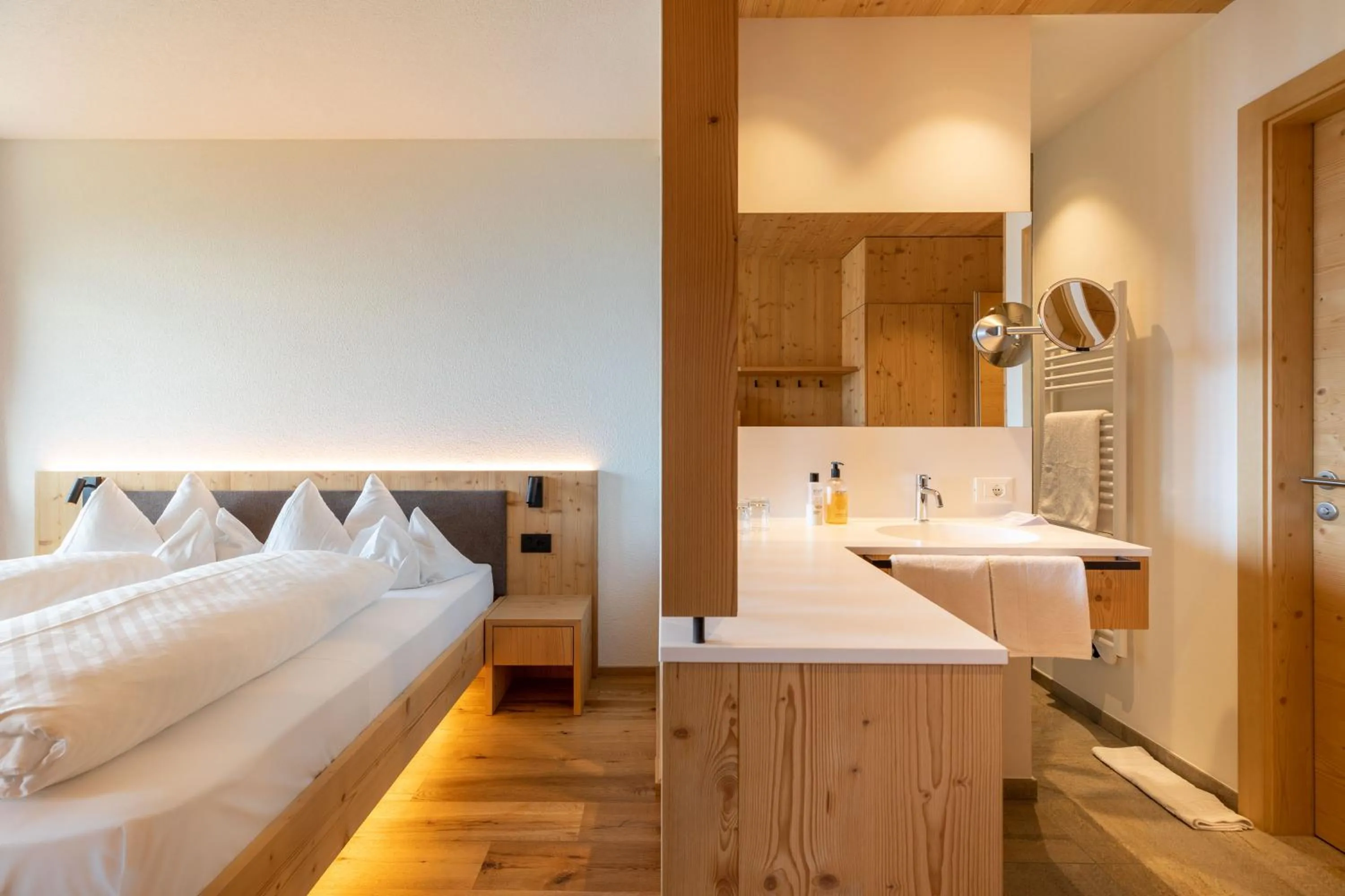 Bed in Hotel Fischer