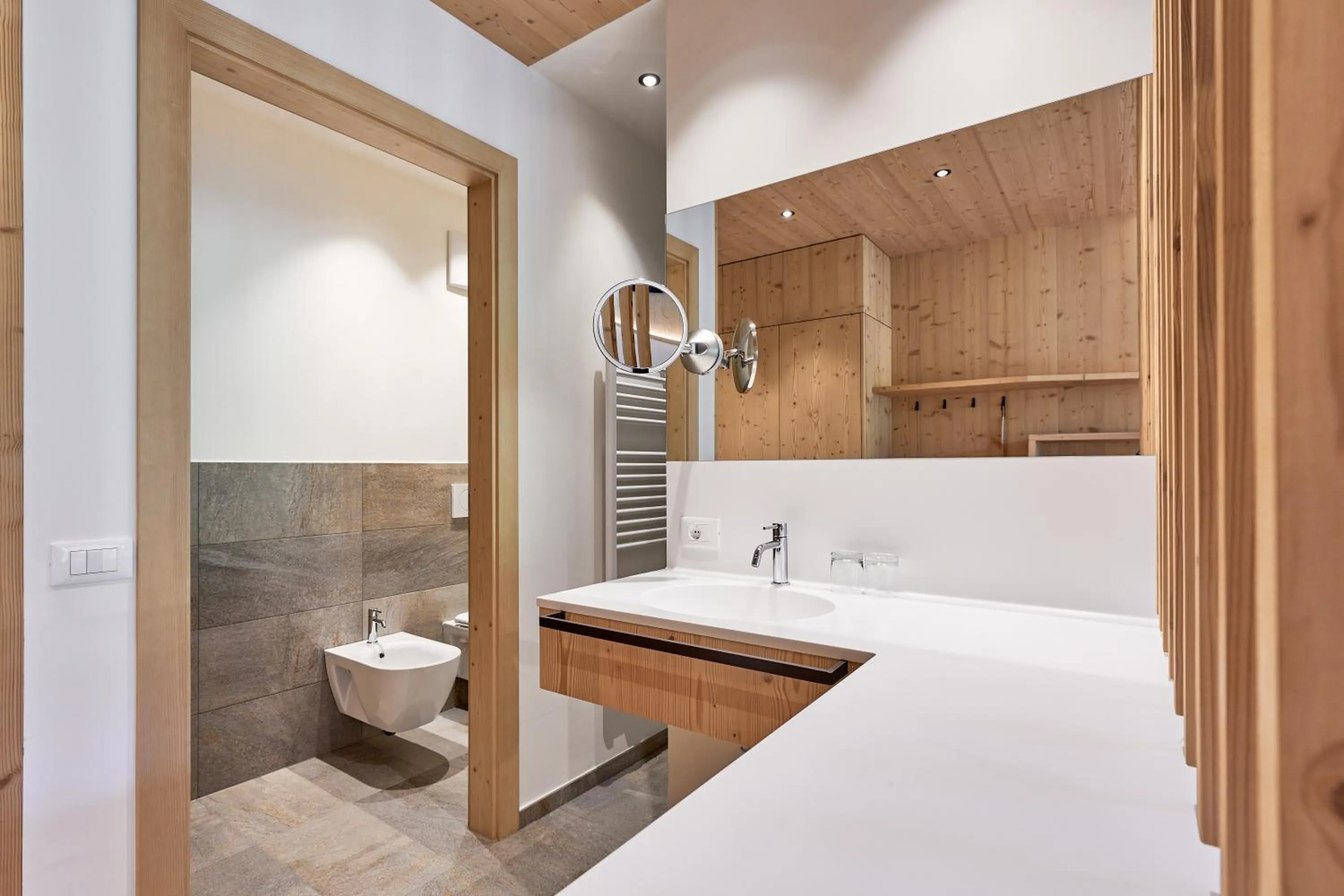 Bed in Hotel Fischer