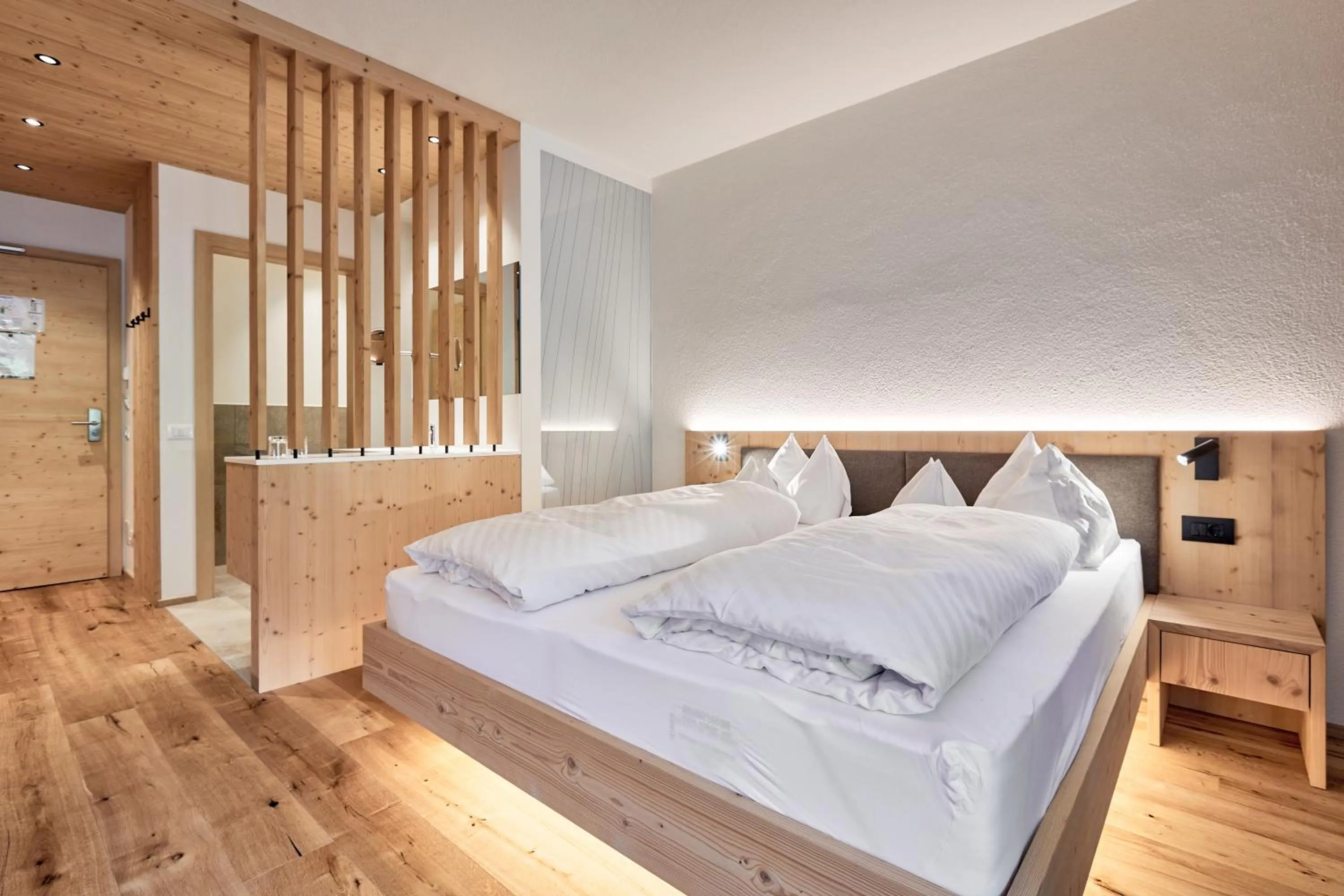 Bed in Hotel Fischer