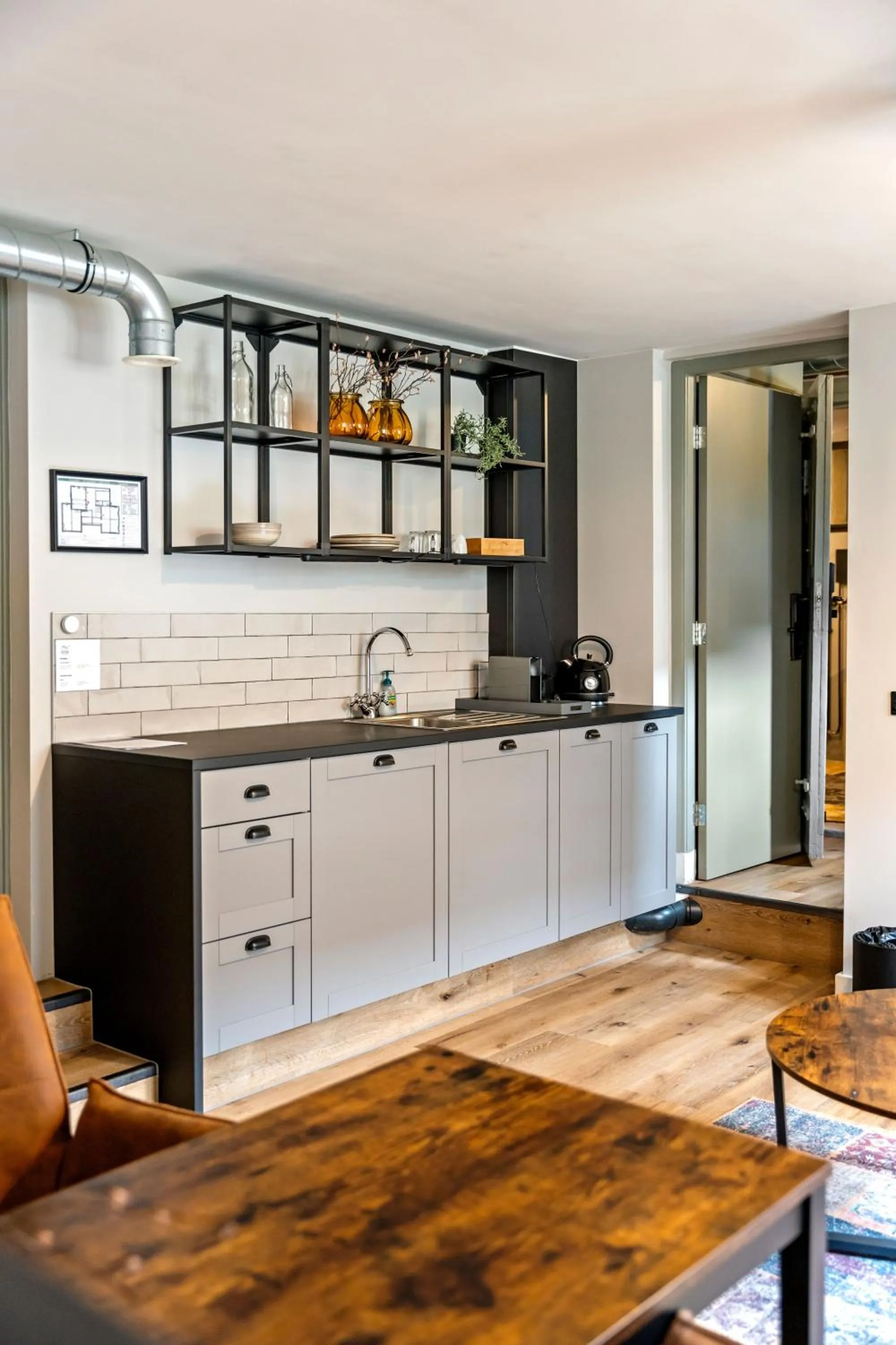 Kitchen or kitchenette in Boetiekhotel Ons Oude Raadhuis