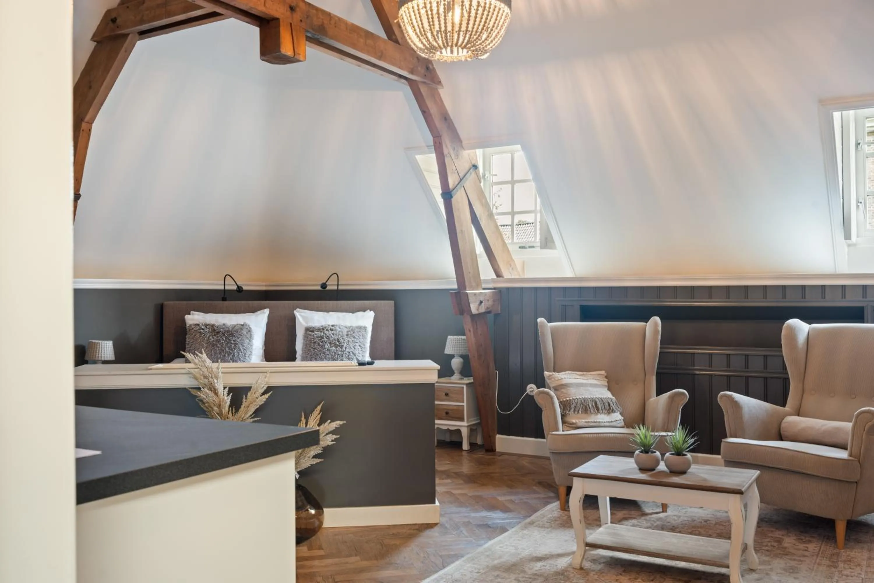 Bed in Boetiekhotel Ons Oude Raadhuis