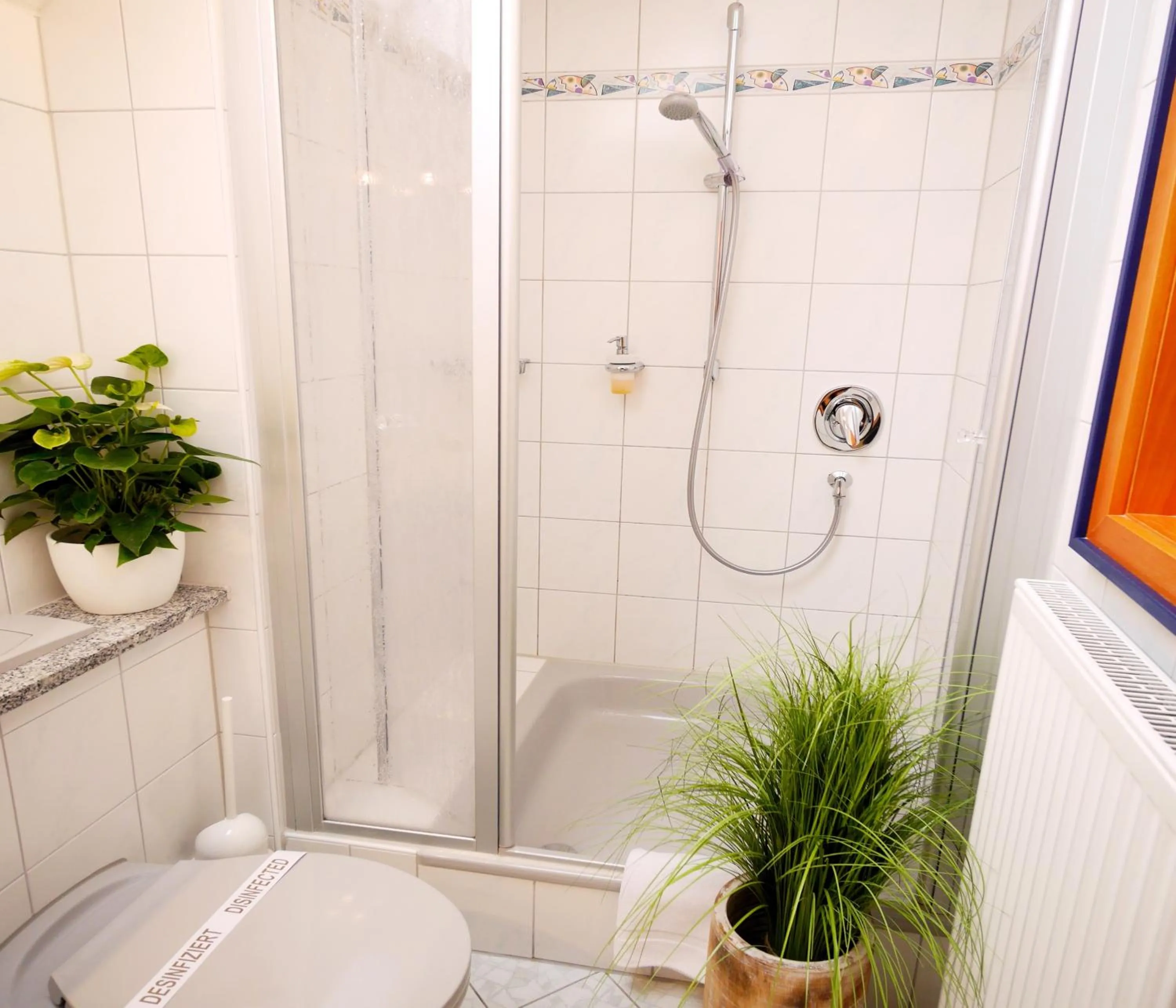 Bathroom in Kohlers Hotel Engel