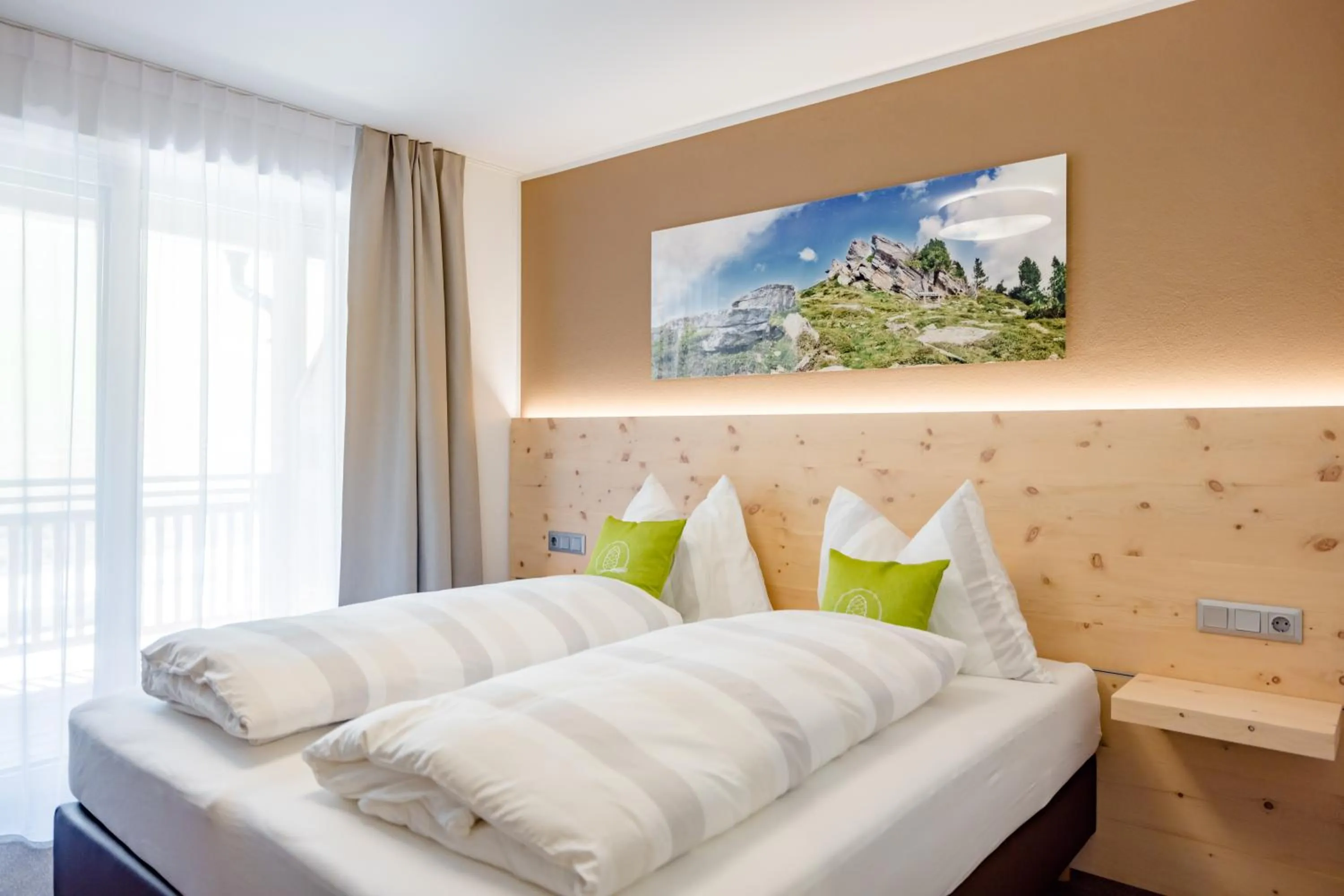 Bed in Gästehaus Fiedlwirt