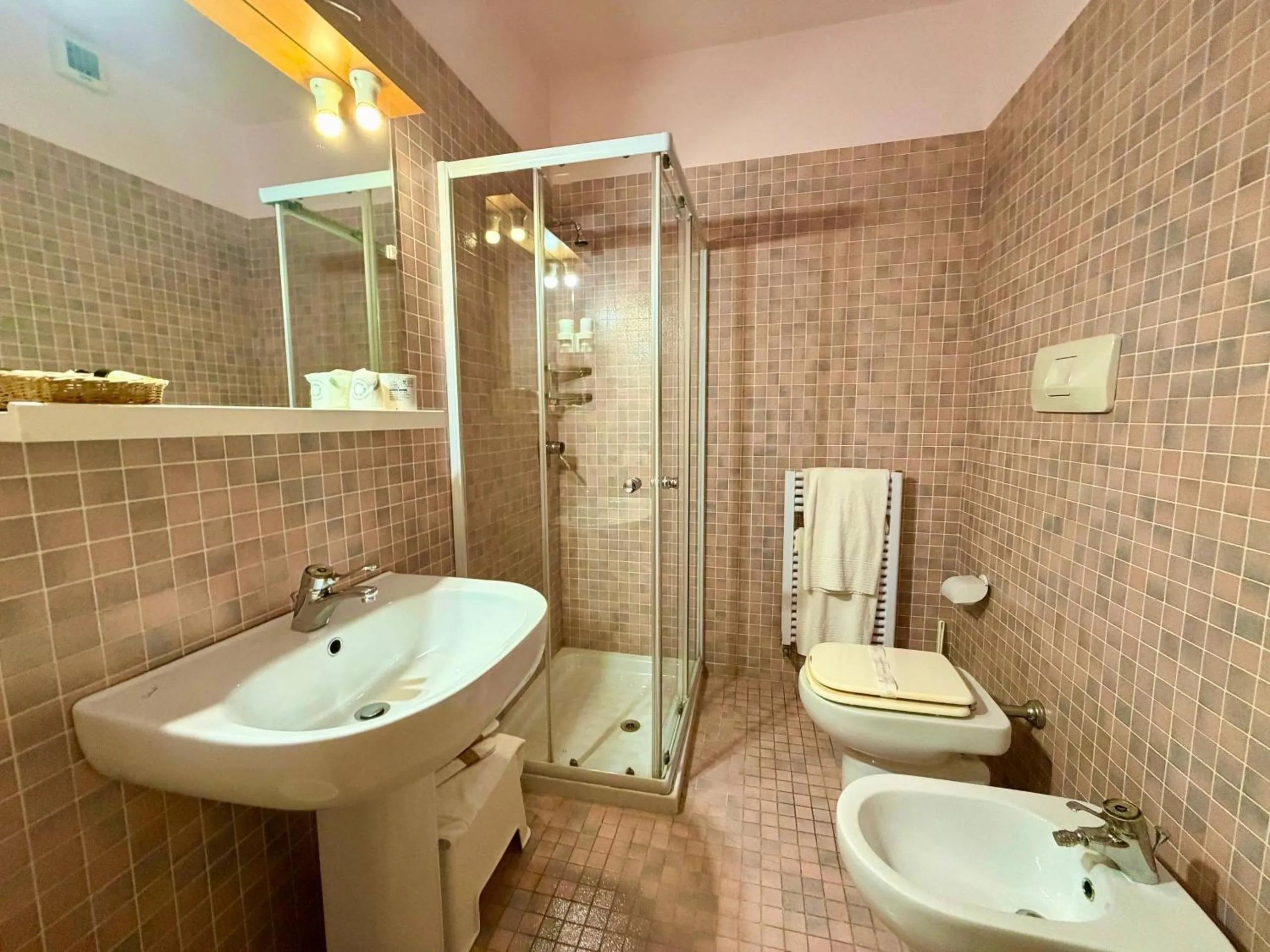 Shower in Hotel New Genziana