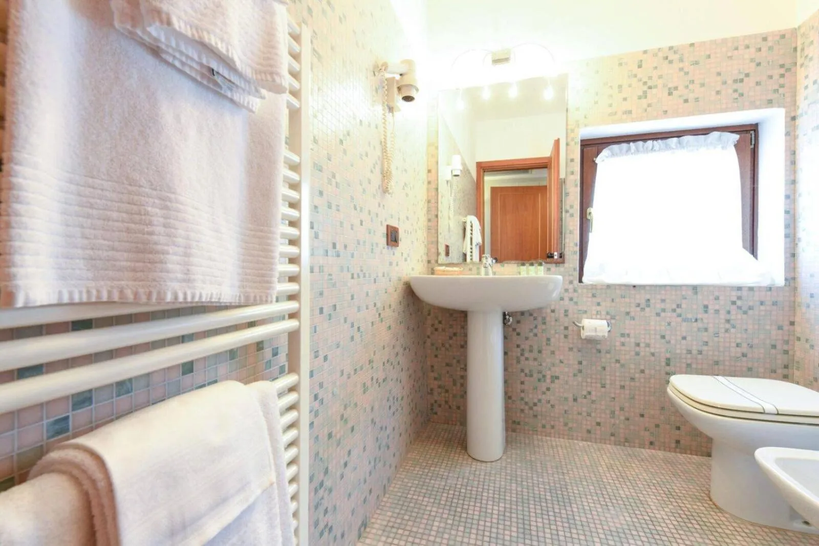 Bathroom in Hotel New Genziana