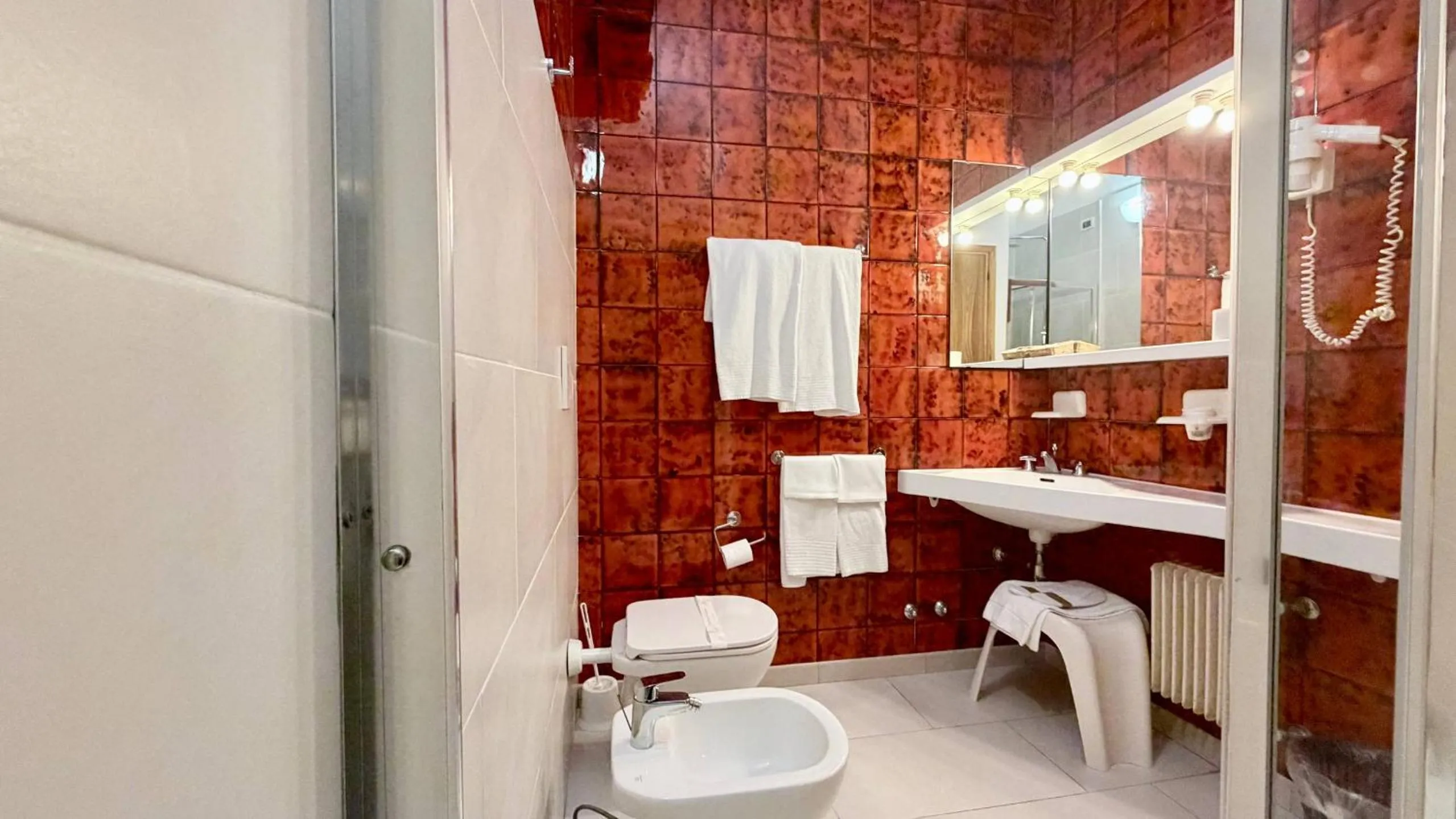 Bathroom in Hotel New Genziana