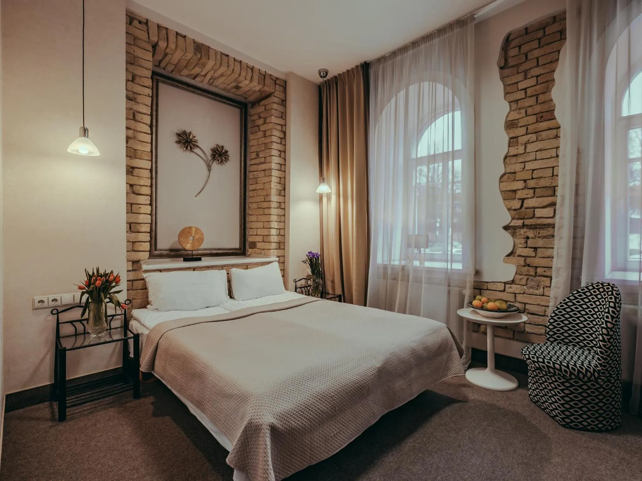 Bed in Moon Garden Old Town Hotel