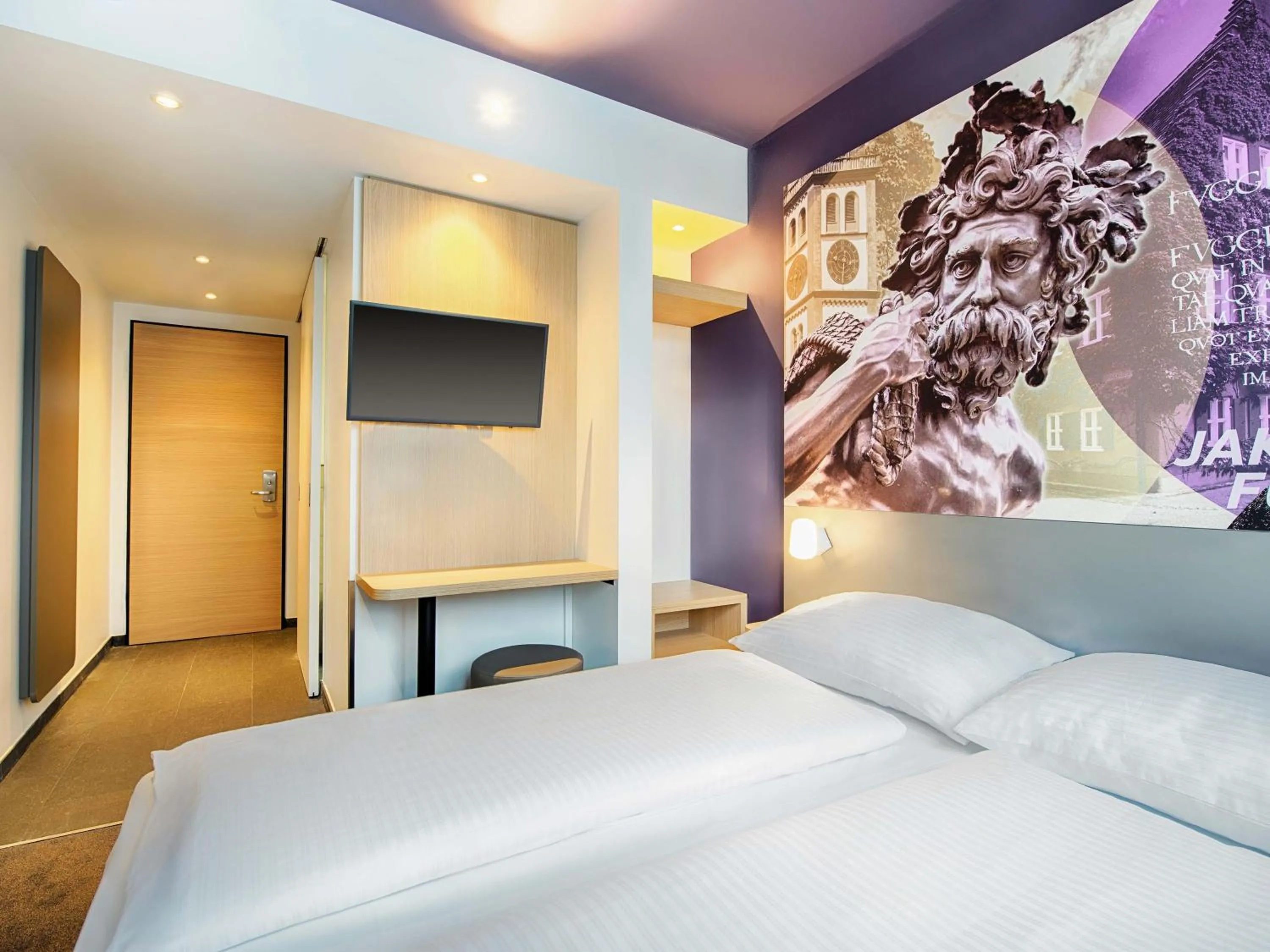 Photo of the whole room, Bed in B&B Hotel Augsburg-West