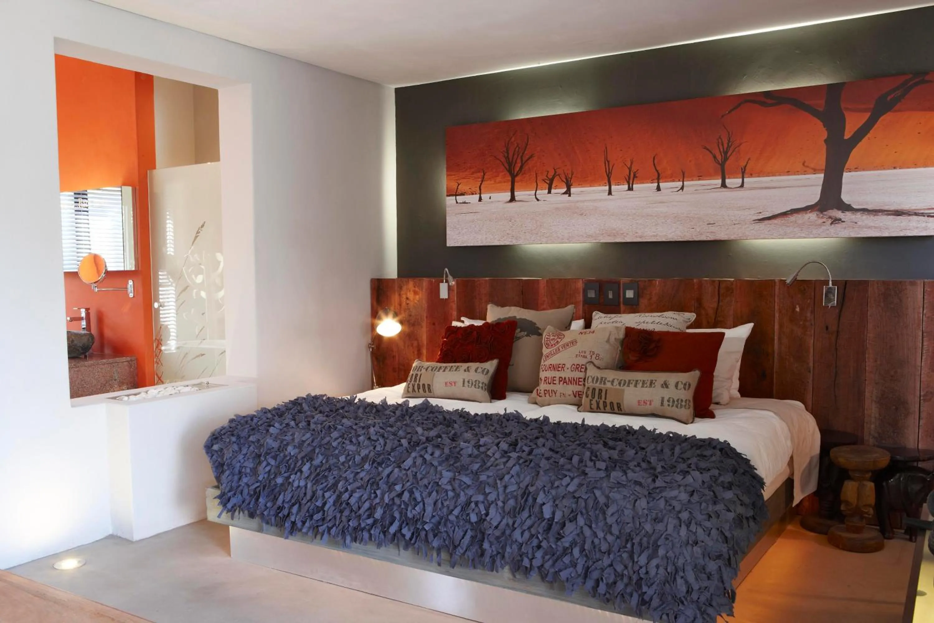 Bed in The Olive Exclusive All-Suite Hotel