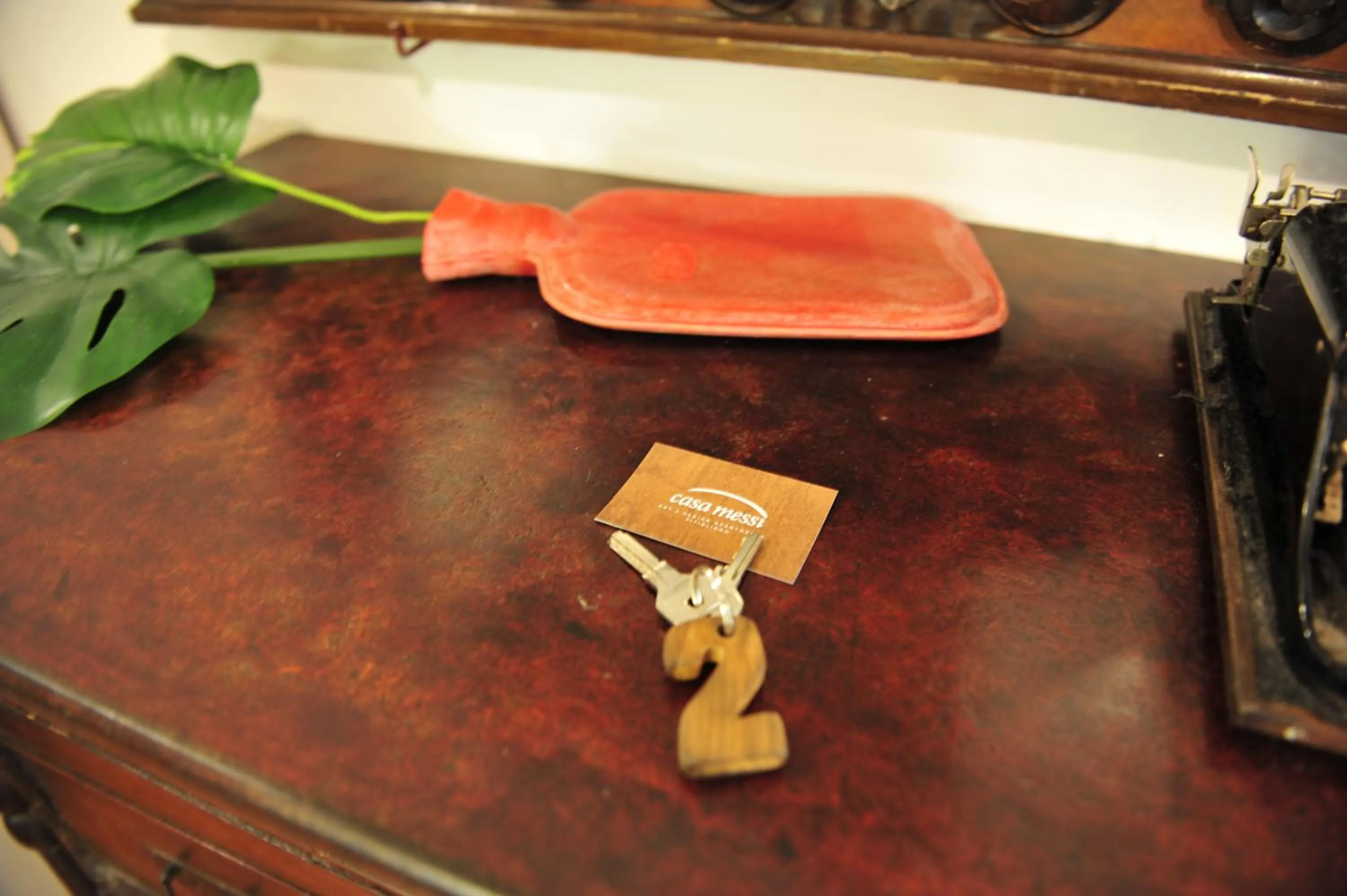 Decorative detail in Casa Messi