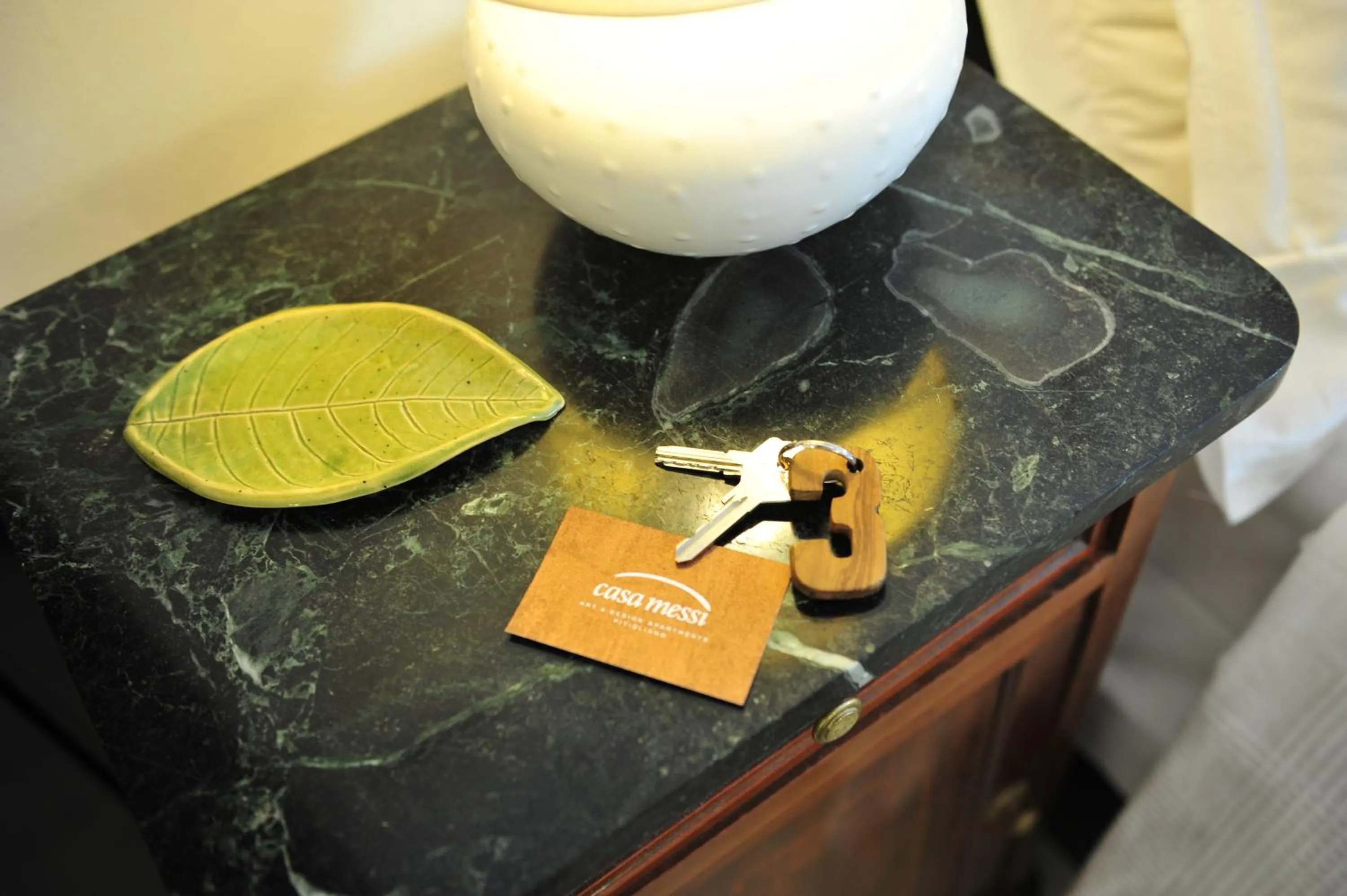 Decorative detail in Casa Messi