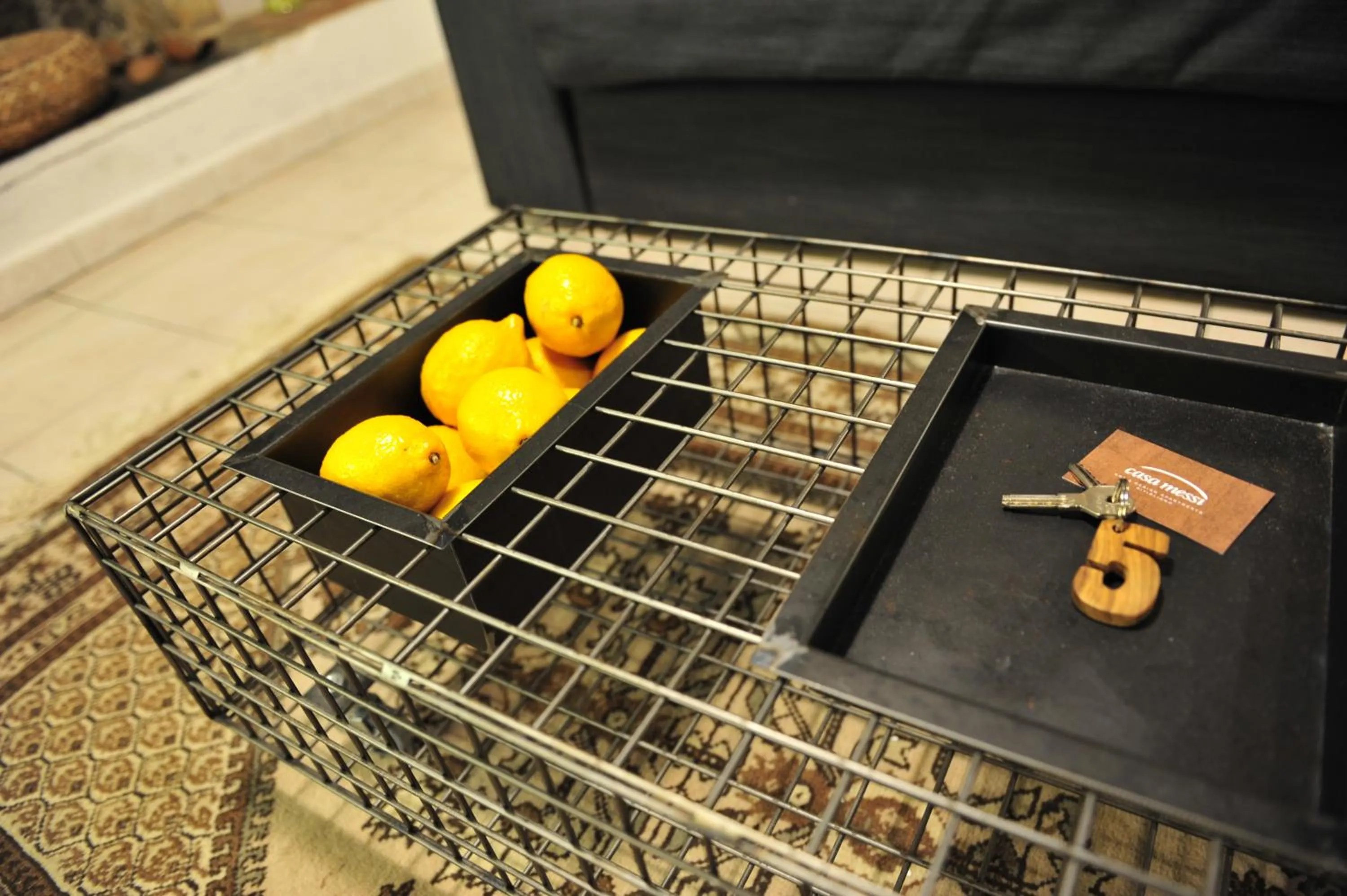 Decorative detail in Casa Messi