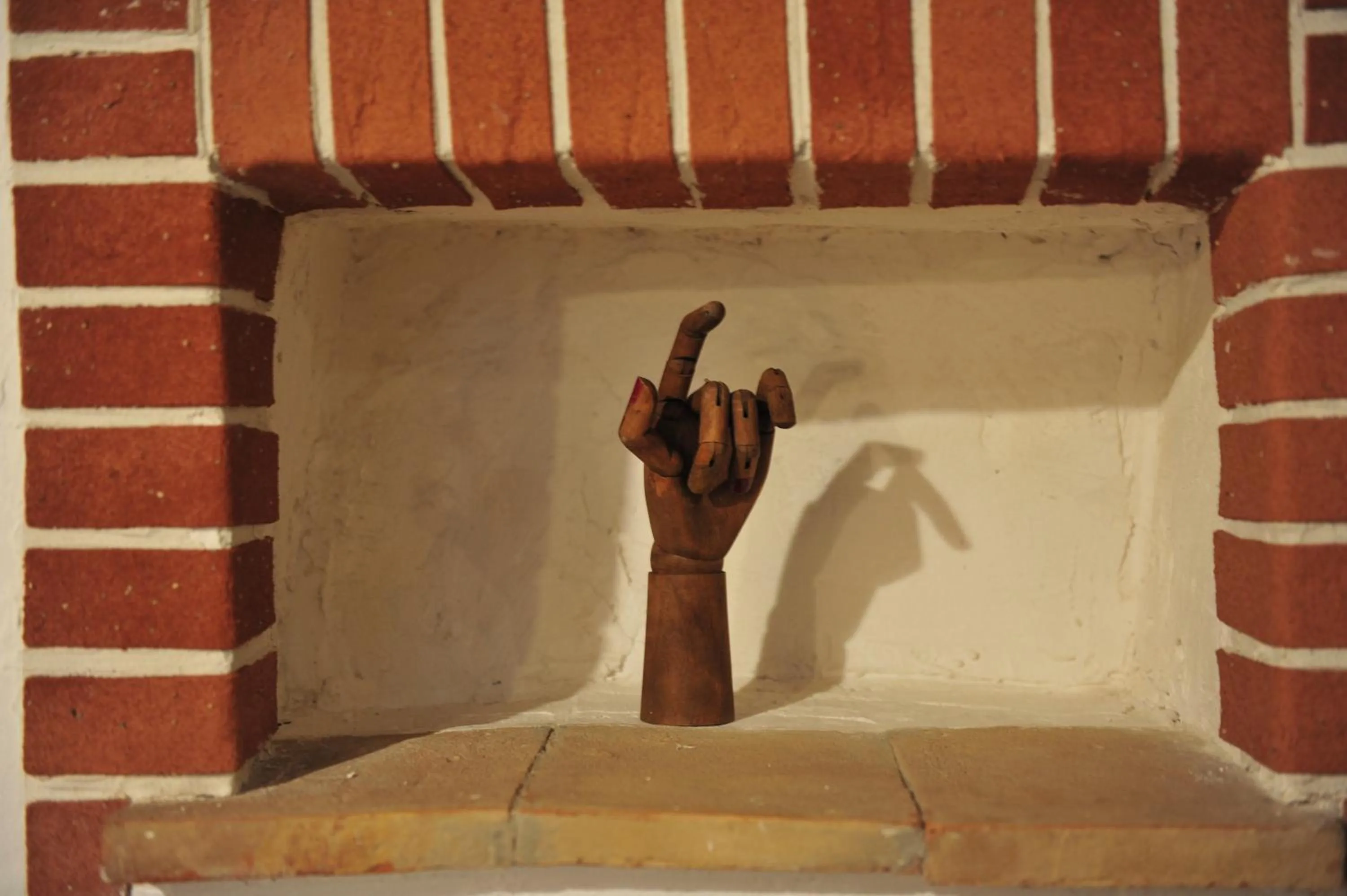 Decorative detail in Casa Messi