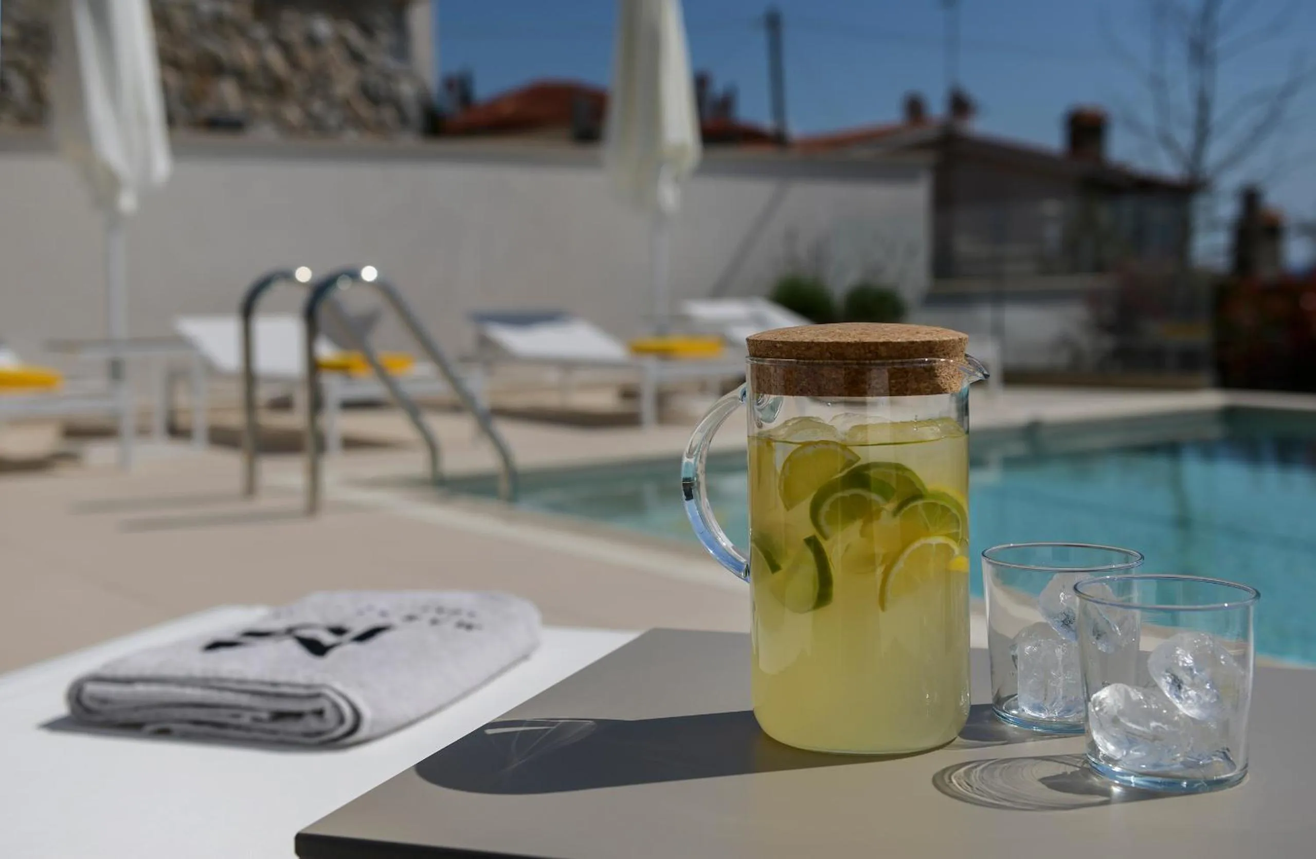 Pool view in MARAVILLA SUITES