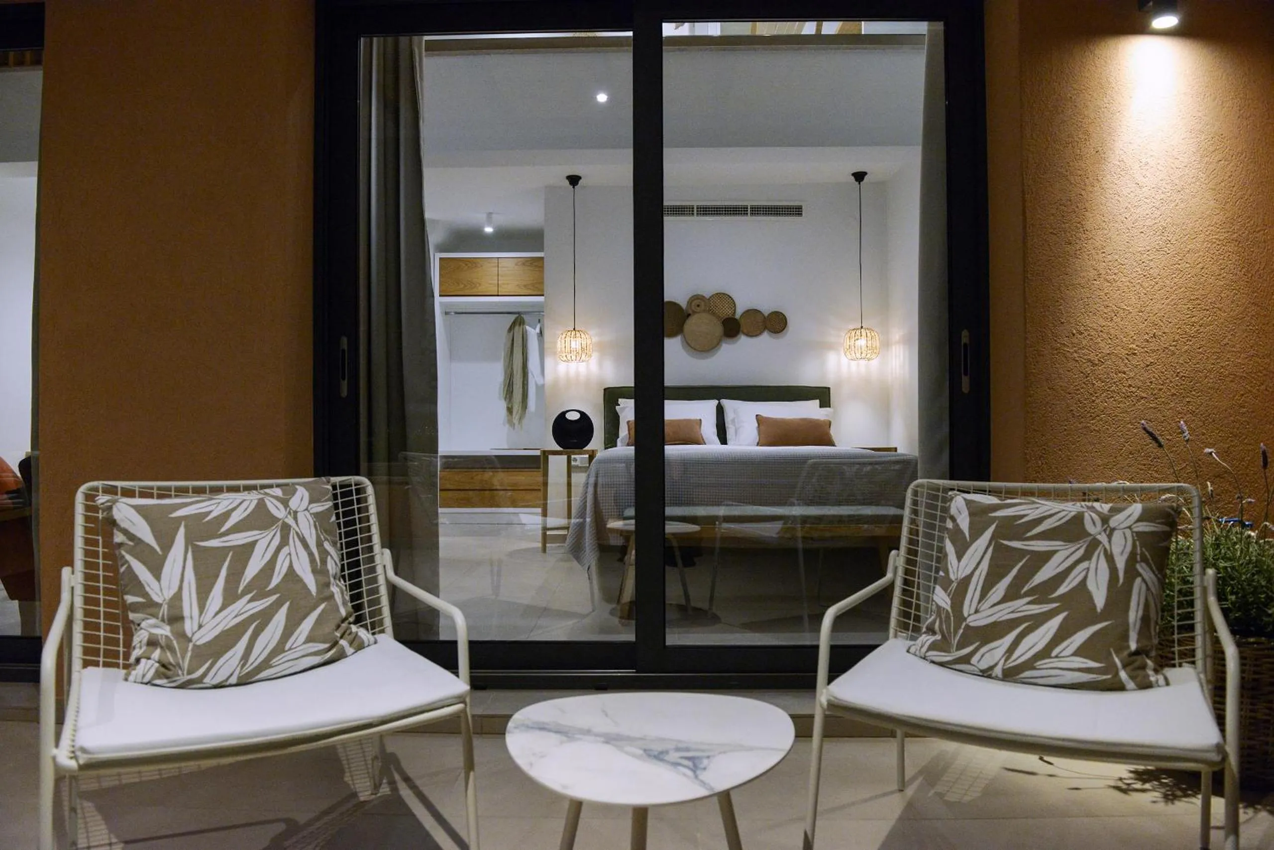 Patio, Bed in MARAVILLA SUITES