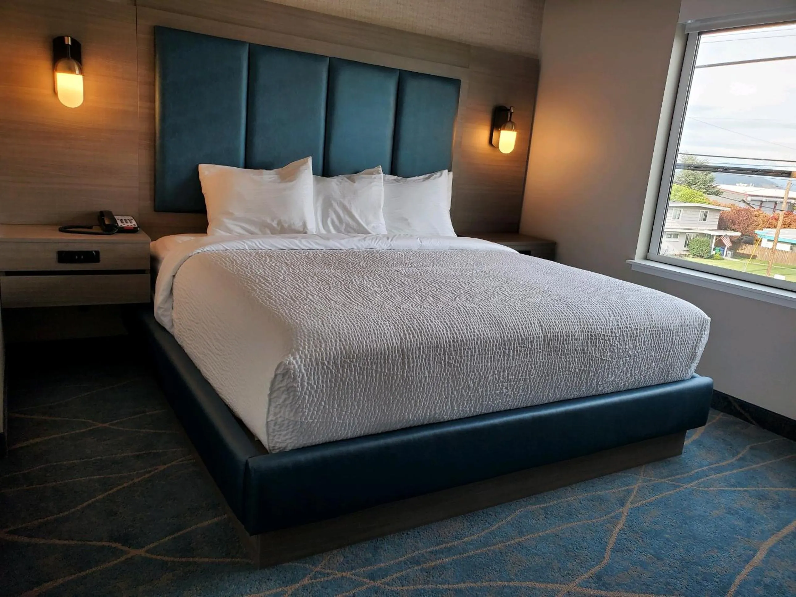 Bed in salish Inn