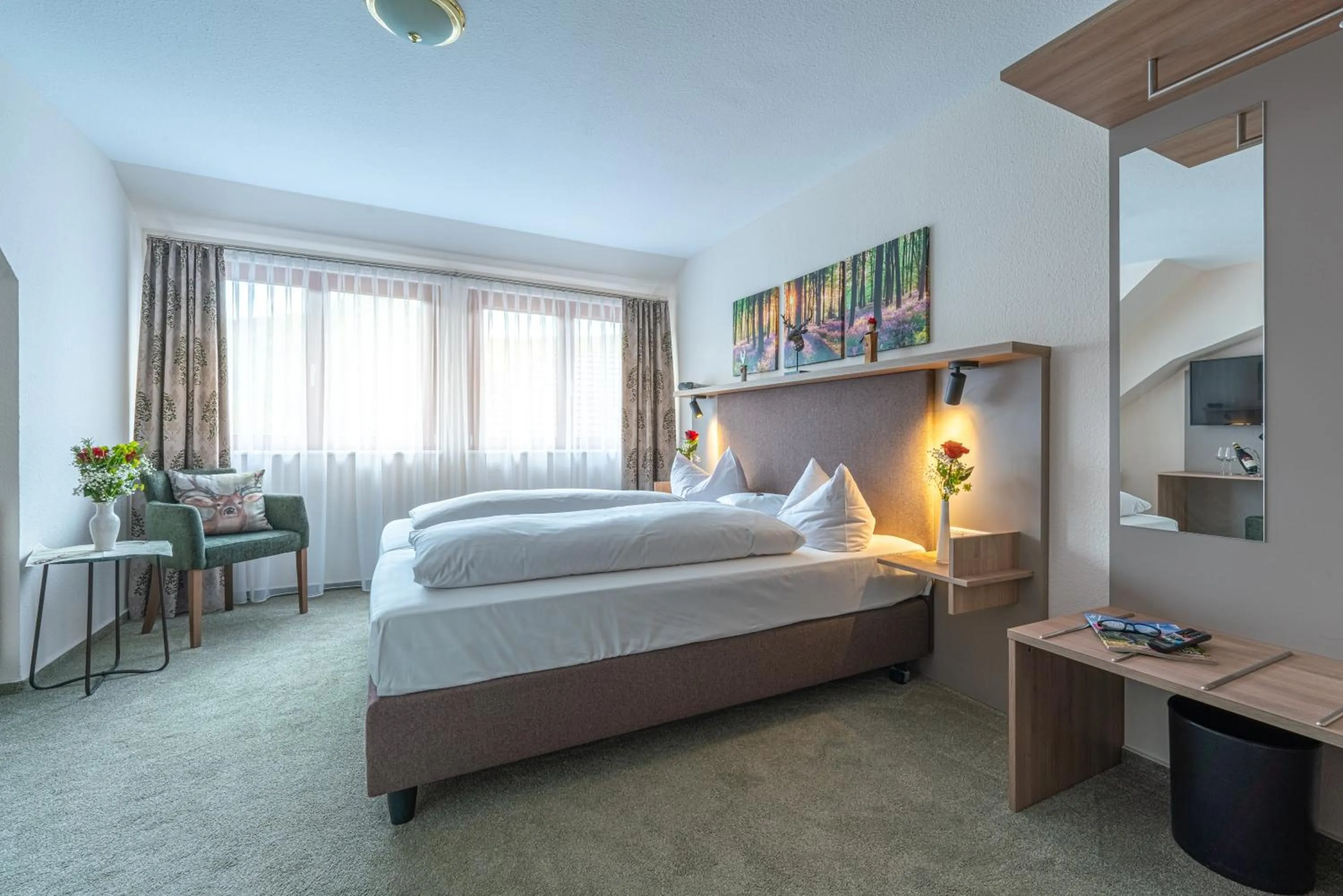 Photo of the whole room, Bed in Landhotel Salmen