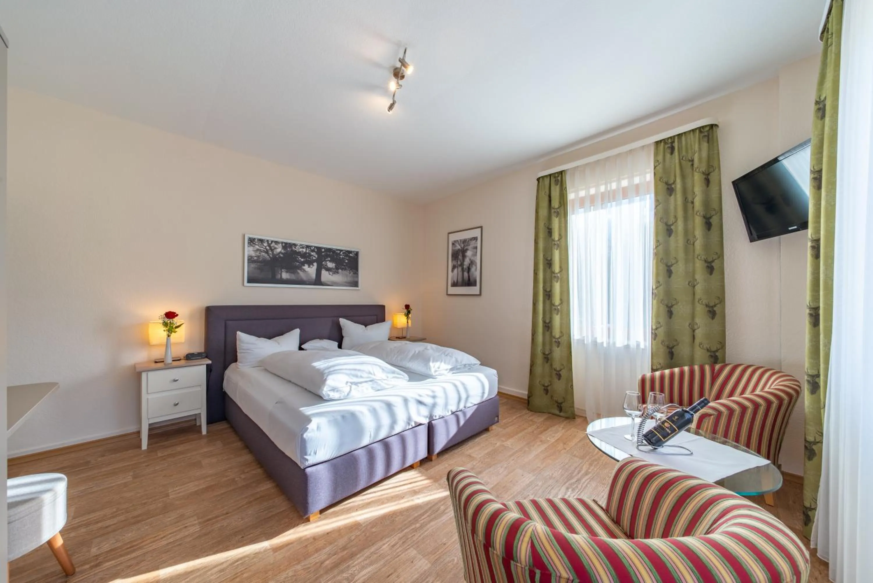 Photo of the whole room, Bed in Landhotel Salmen