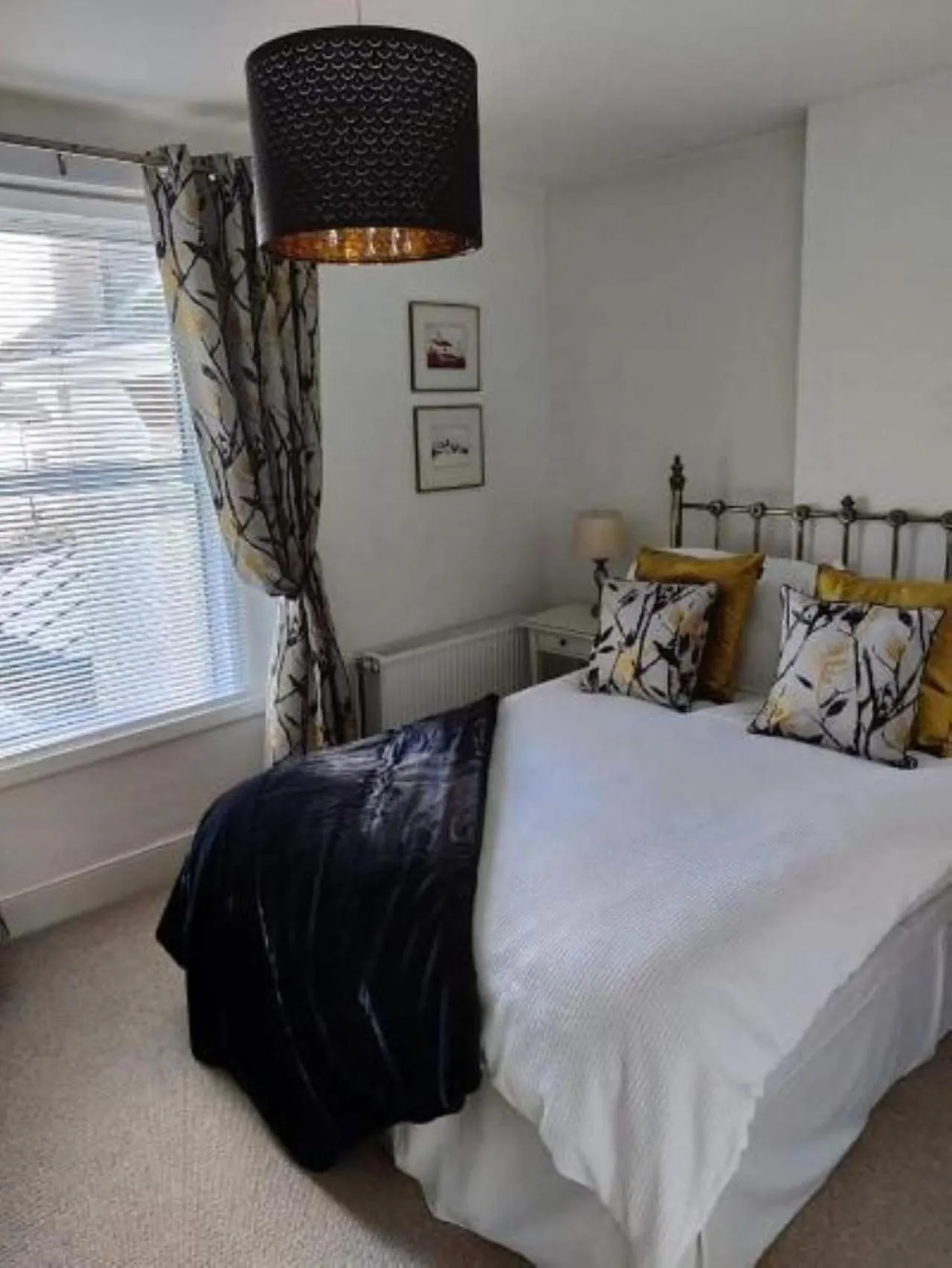 Bed in The Swallows B and B