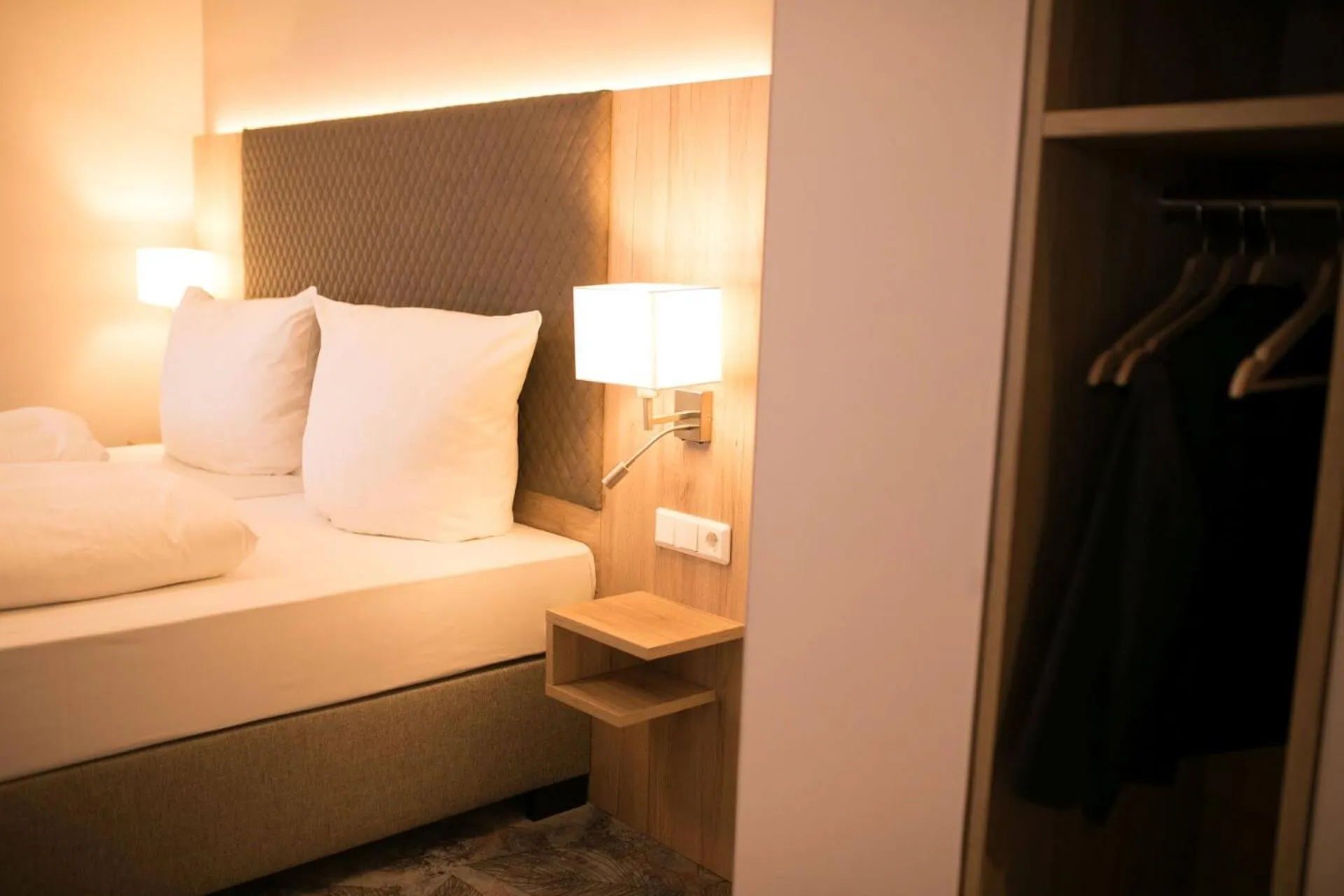 Bed in Wiechmanns Weserhotel