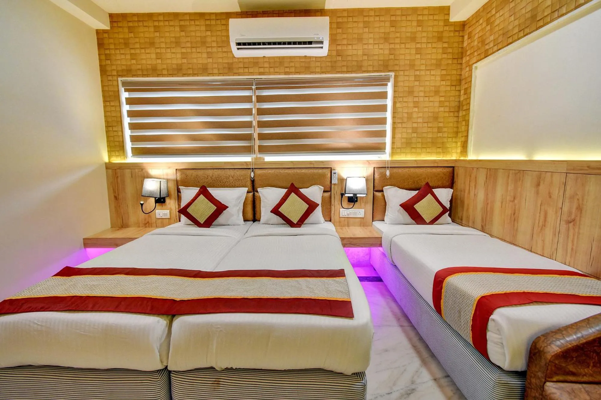 Bedroom, Bed in FabHotel Nestlay Rooms Airport - Nr Chennai International Airport
