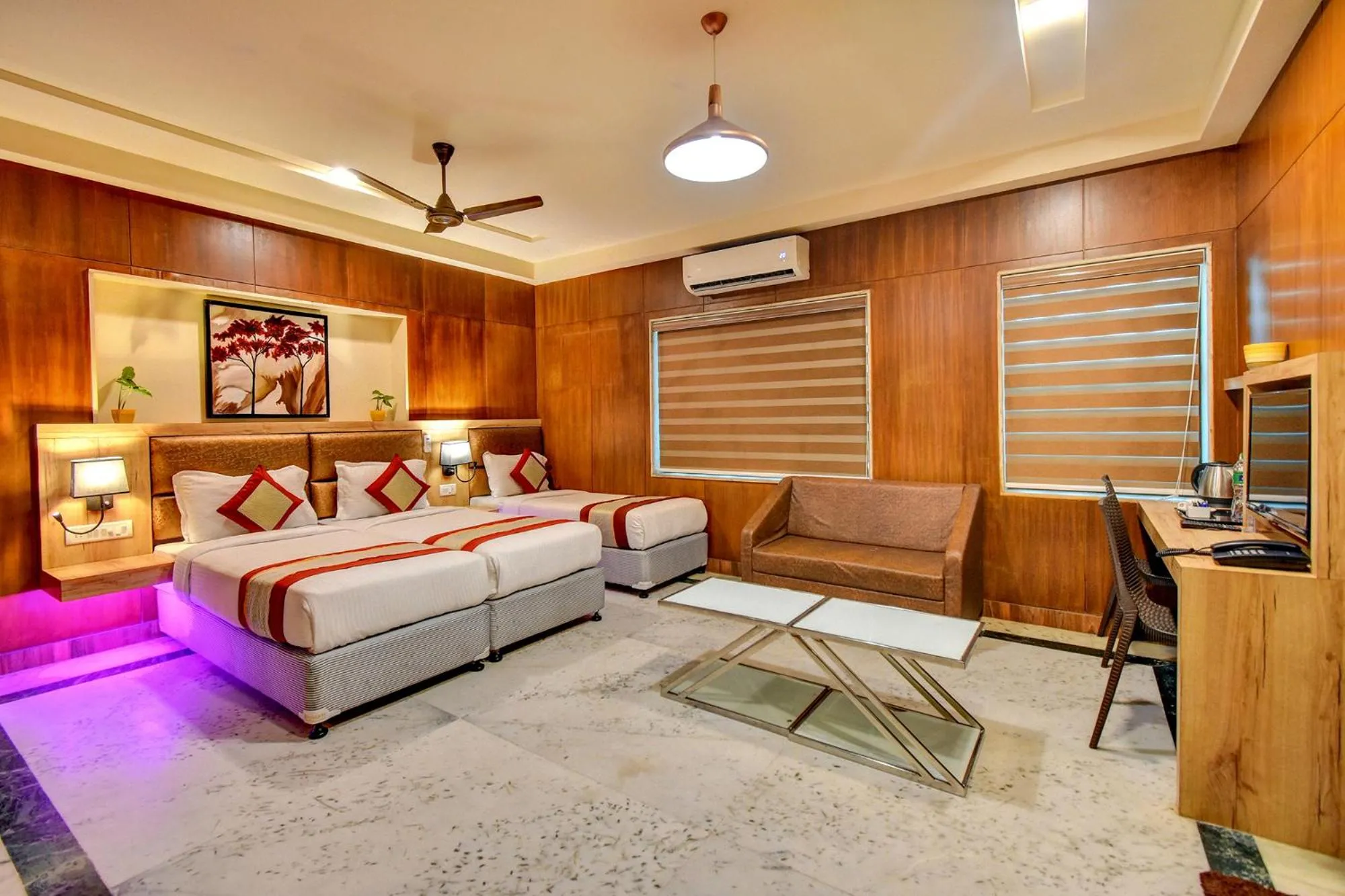 Bedroom, Bed in FabHotel Nestlay Rooms Airport - Nr Chennai International Airport