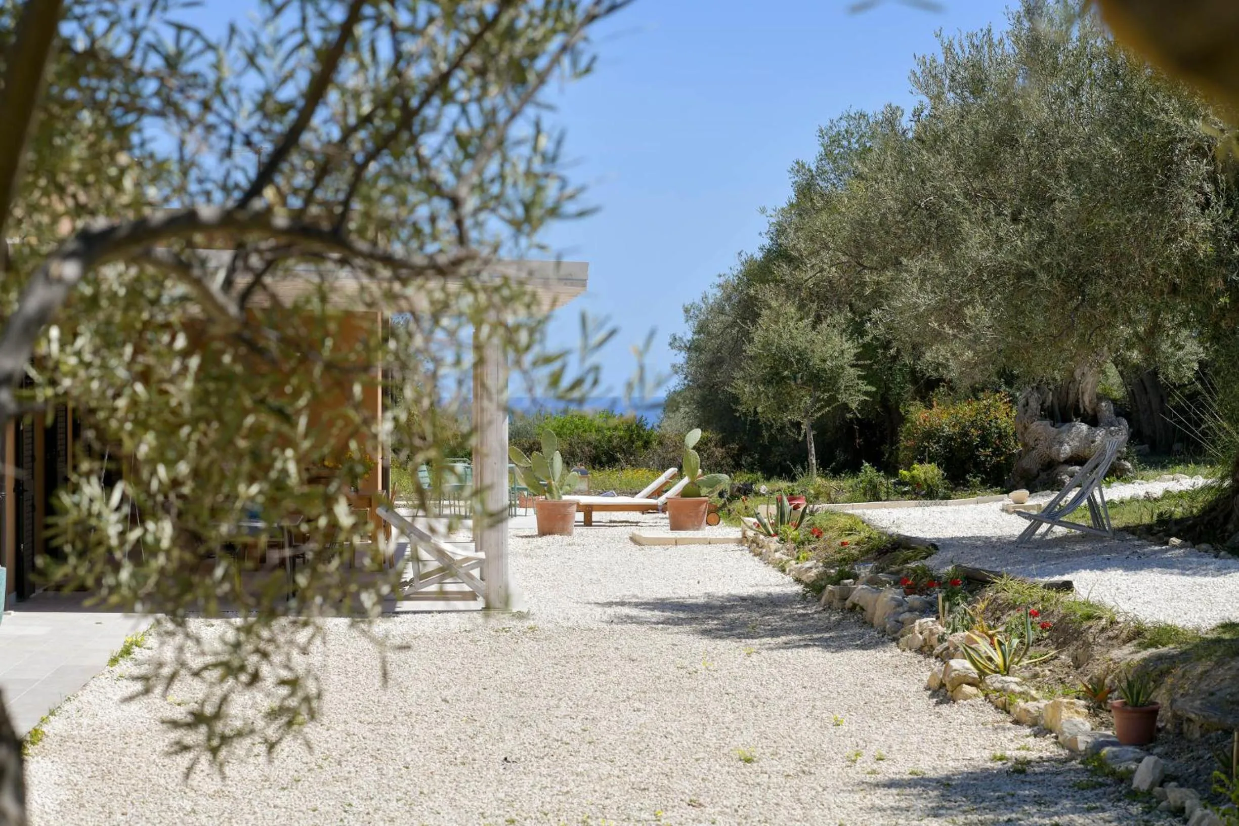 Garden in LUCCICAMARE family-run BeB