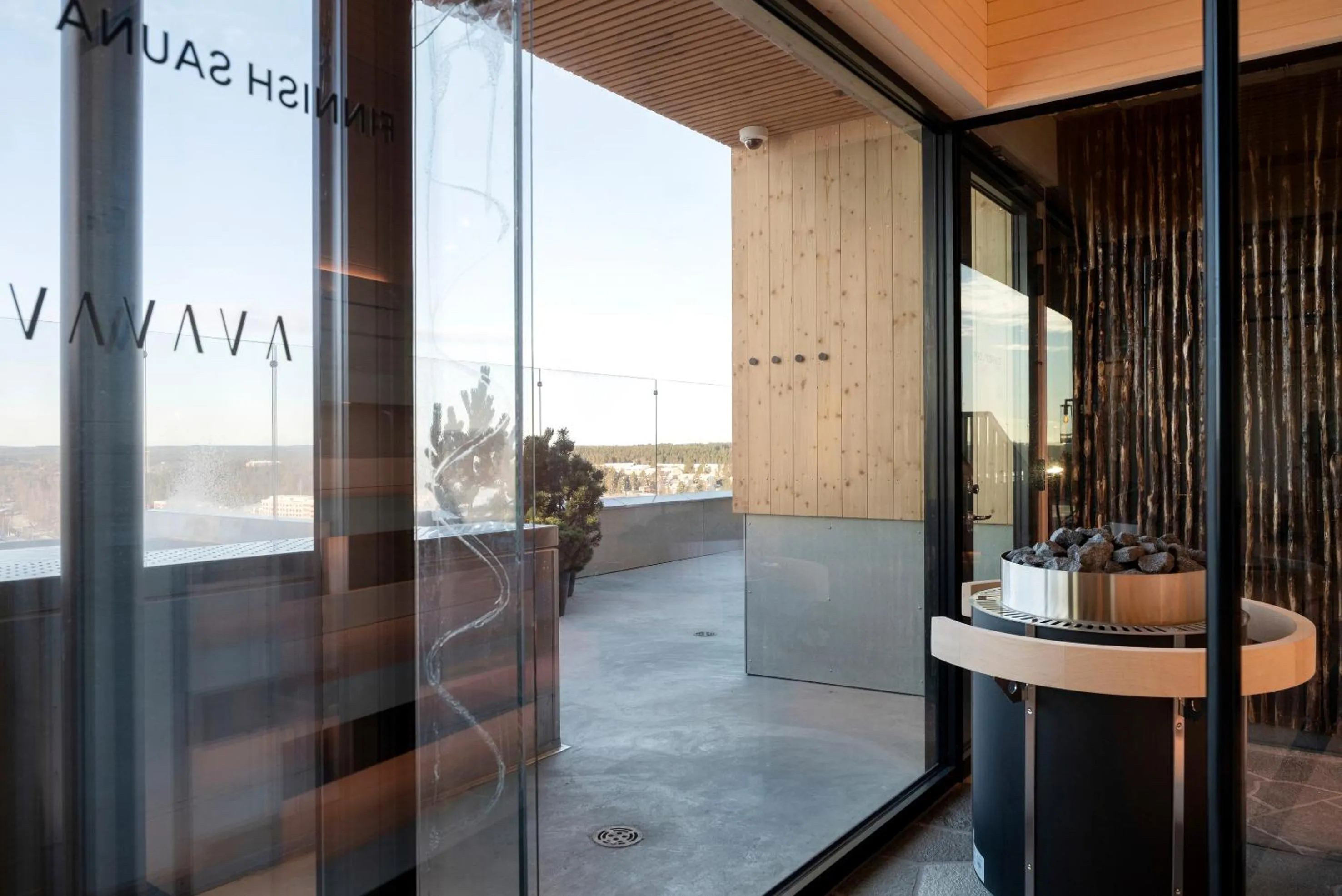 Sauna in The Wood Hotel by Elite