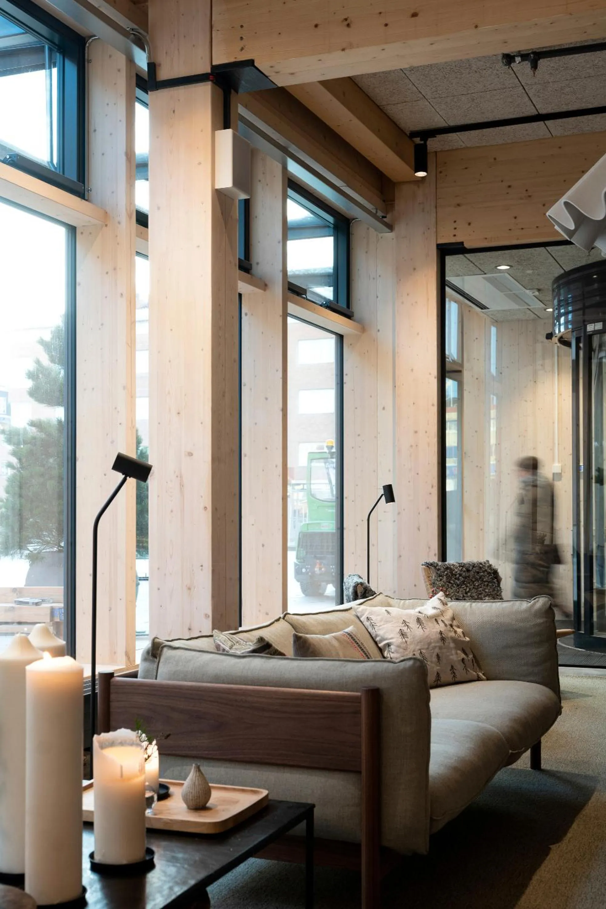 Lobby or reception, Bed in The Wood Hotel by Elite