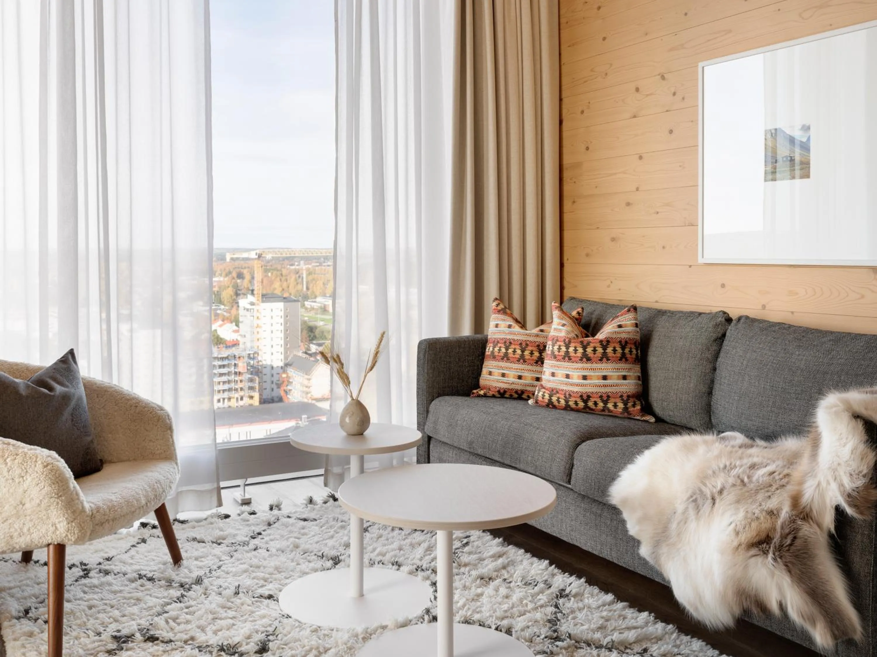 Seating area in The Wood Hotel by Elite