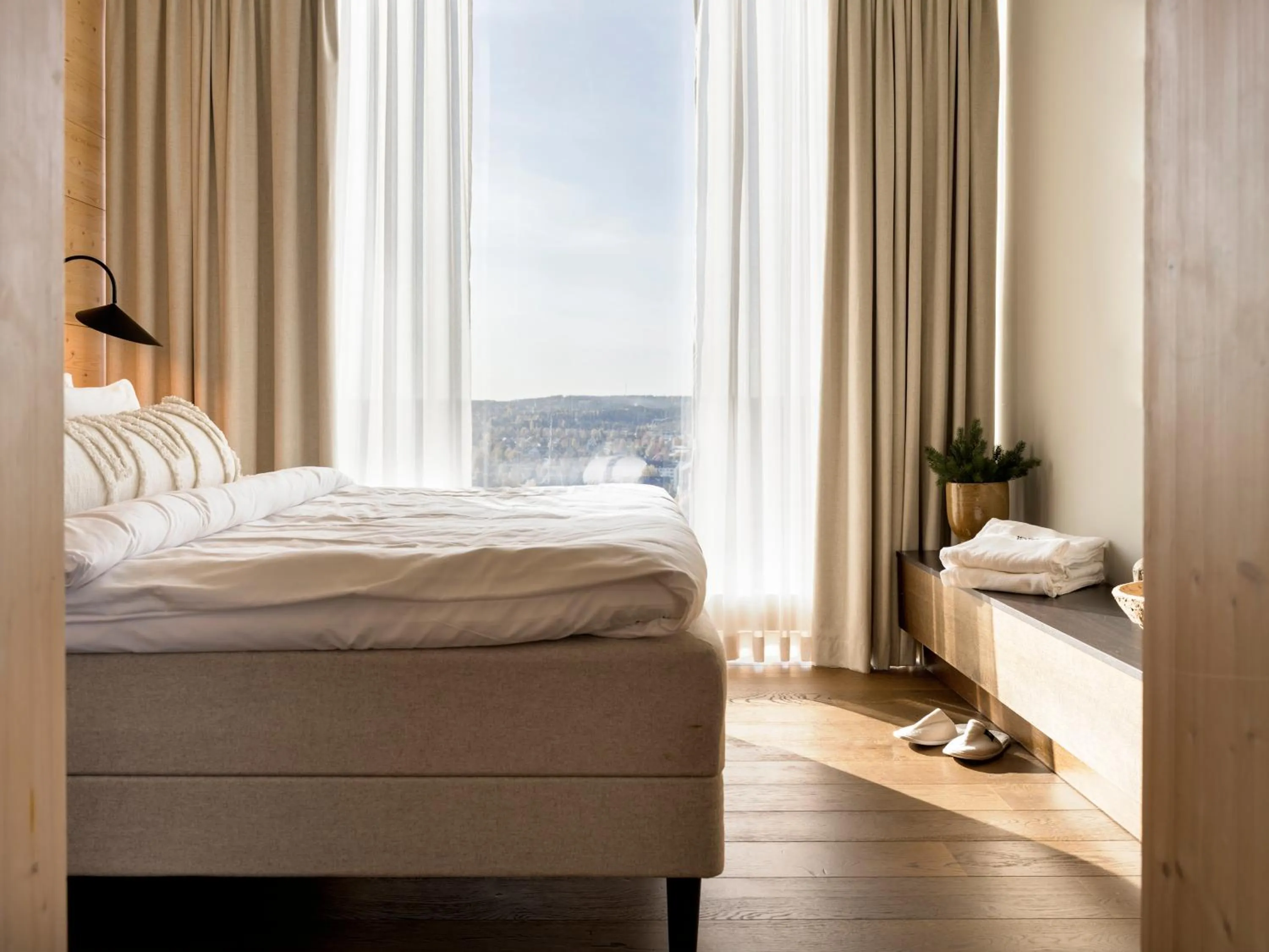 Bed in The Wood Hotel by Elite