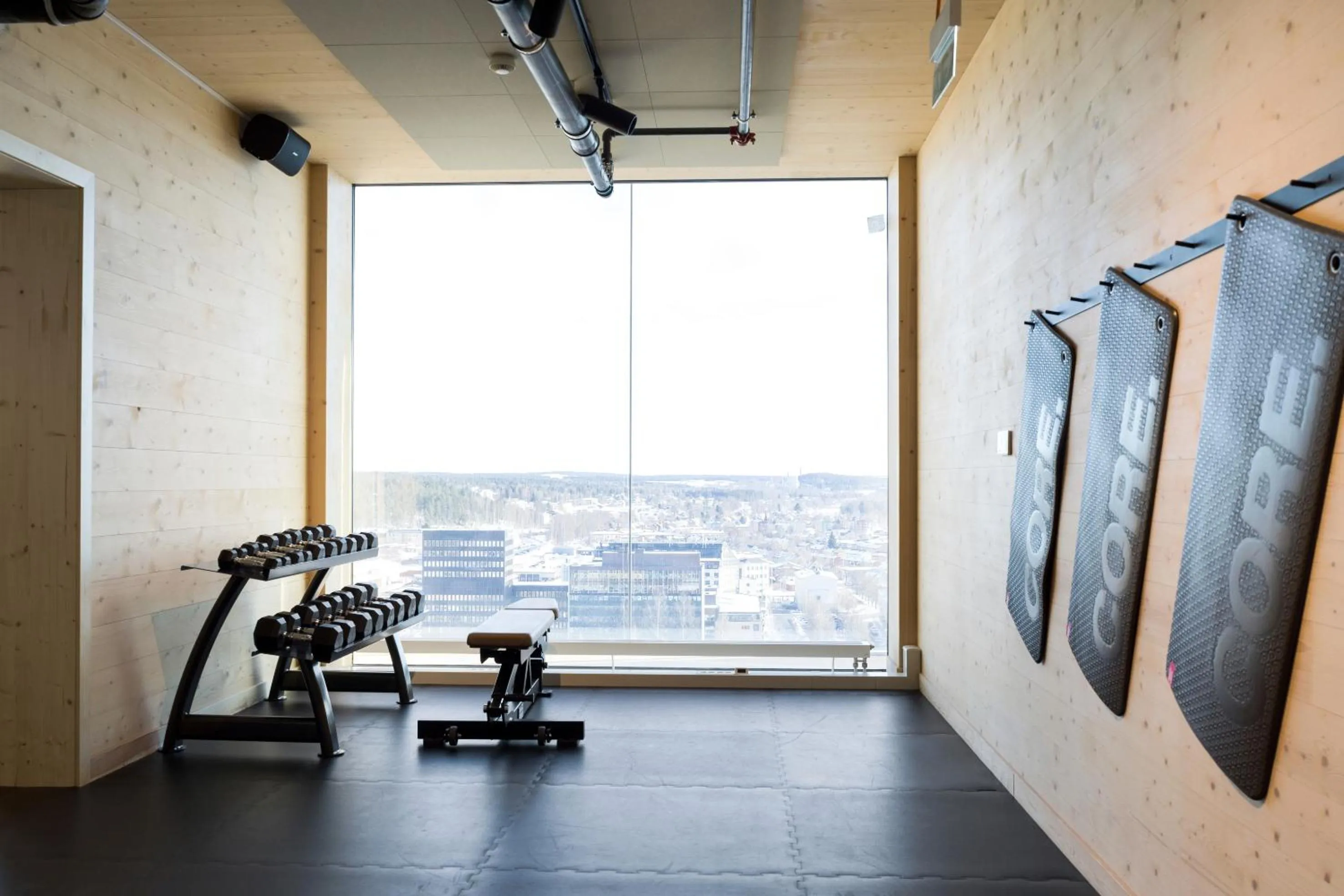 Fitness centre/facilities in The Wood Hotel by Elite